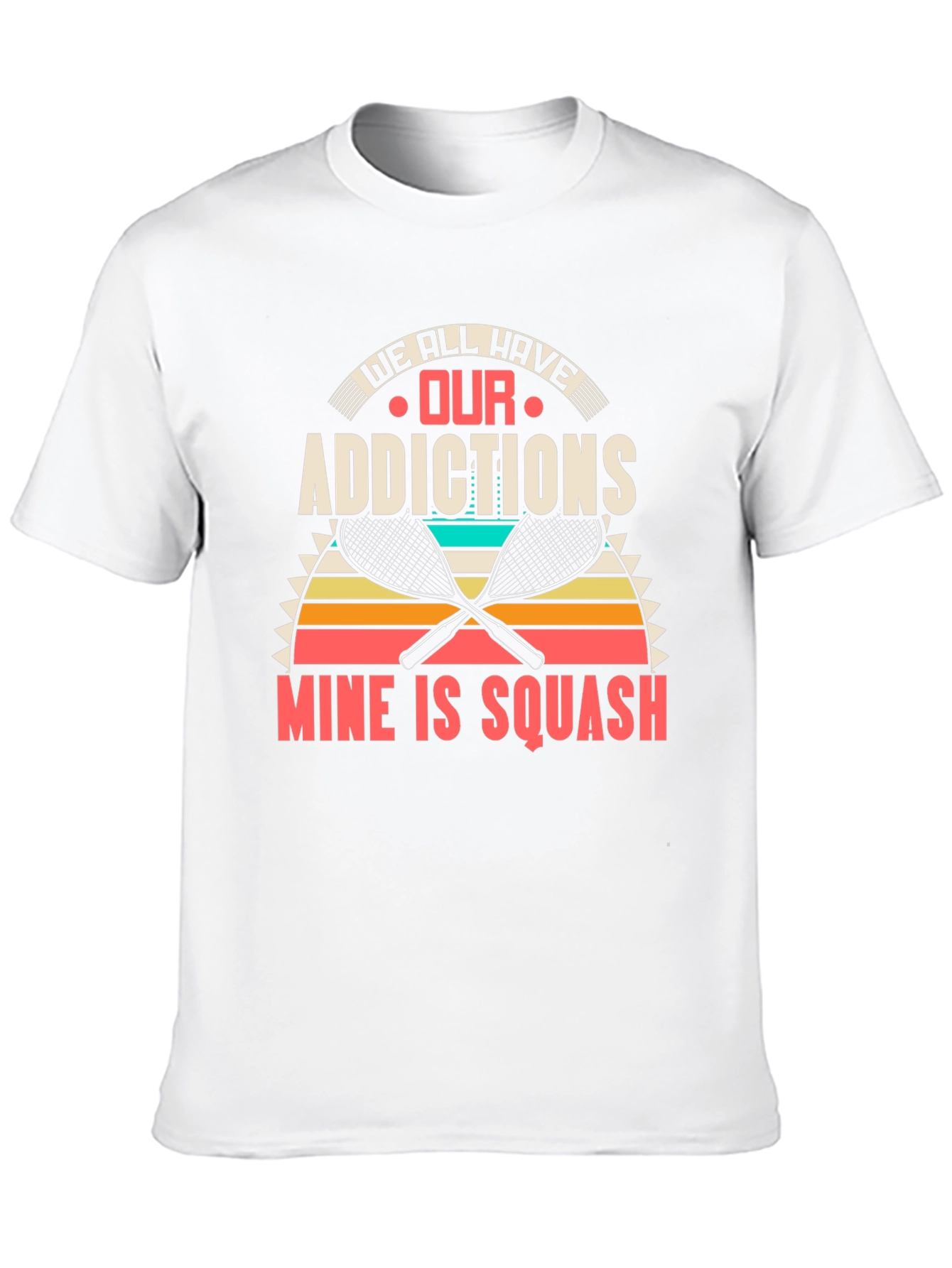 Squash Addiction T-Shirt - Unisex Graphic Tee