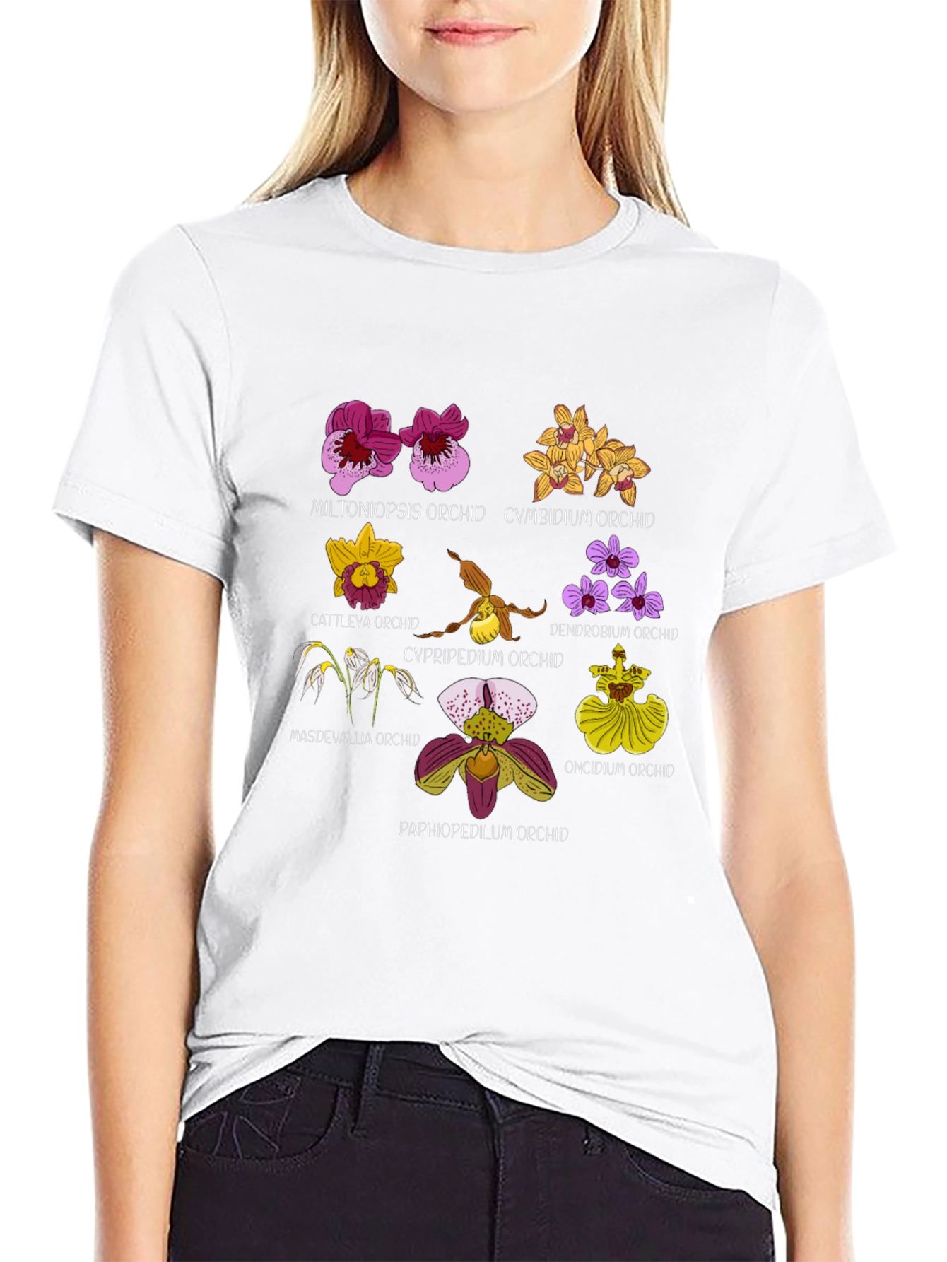 Botanical Orchid T-Shirt