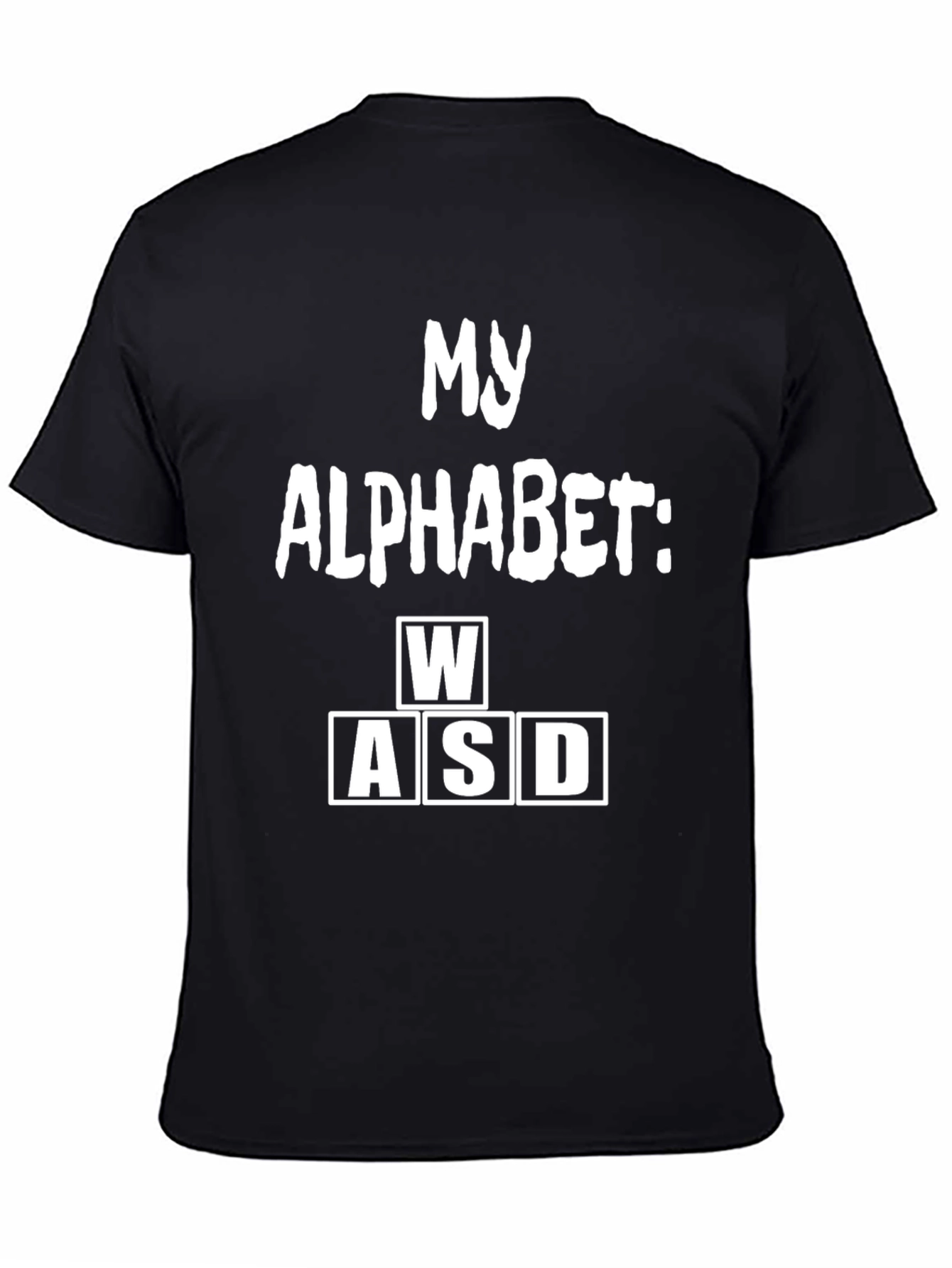 Gamer WASD T-Shirt - My Alphabet Funny Tee