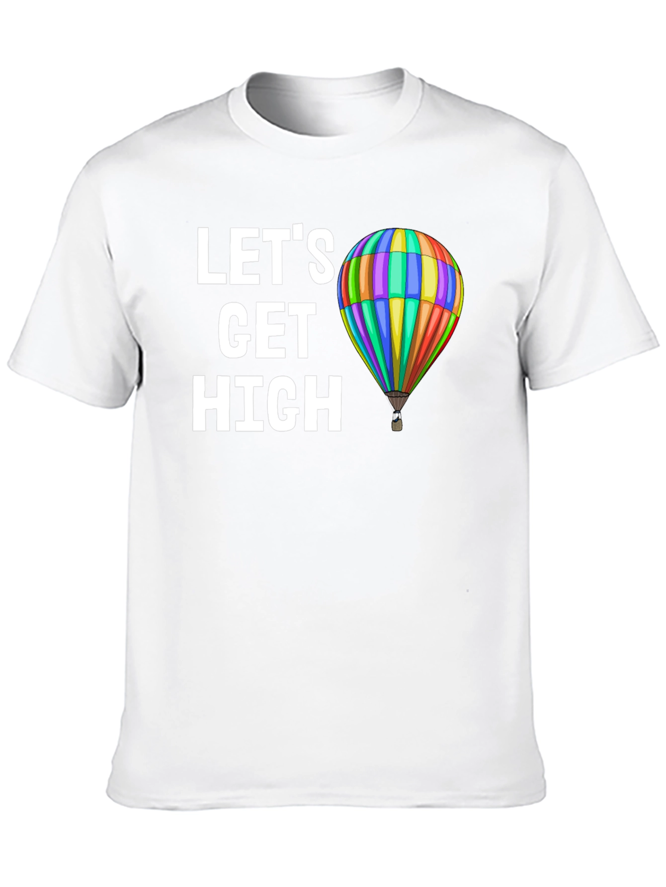Lets Get High Hot Air Balloon Graphic Tee