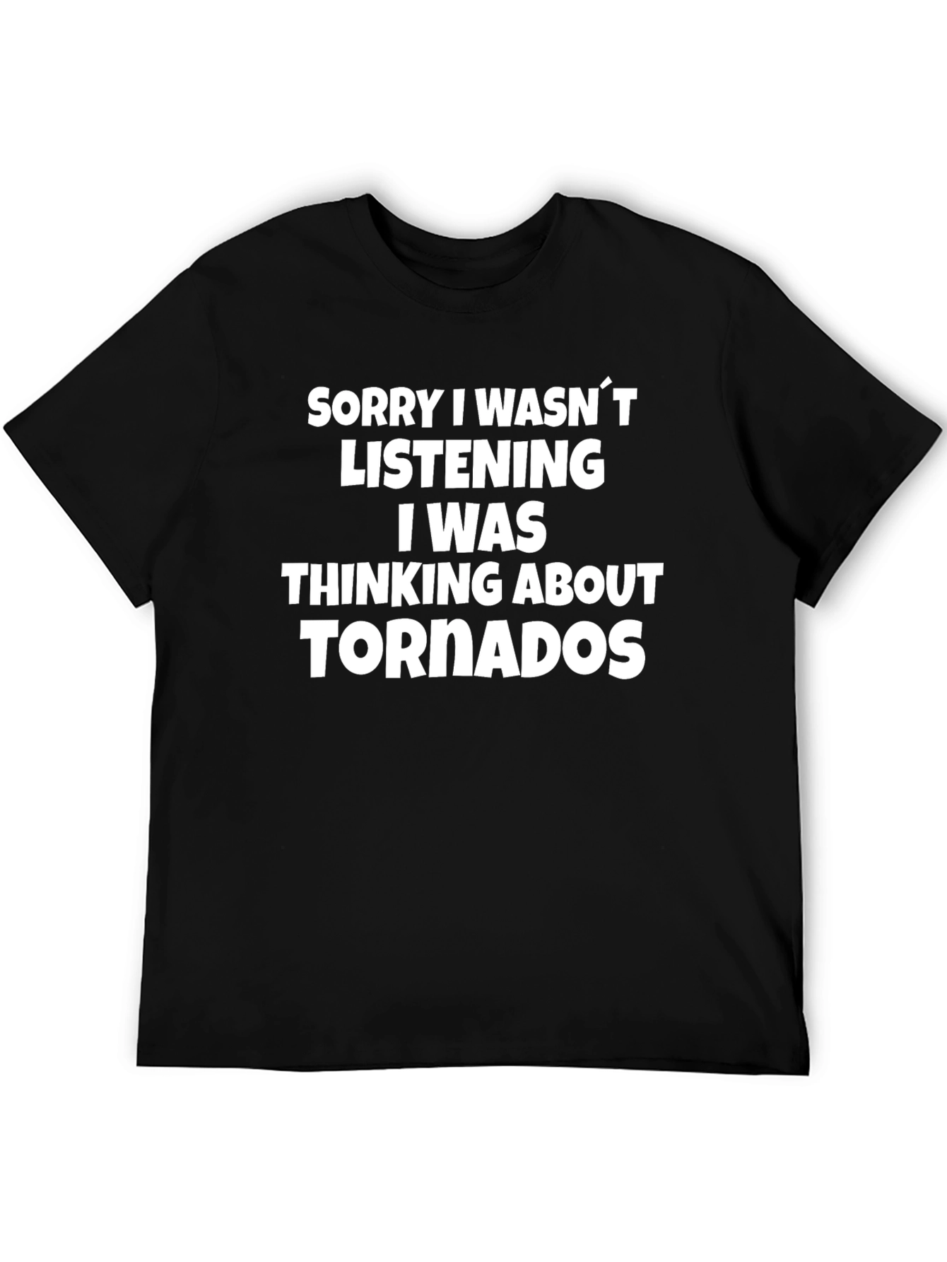 Tornado Thinking T-Shirt - Funny Novelty Tee