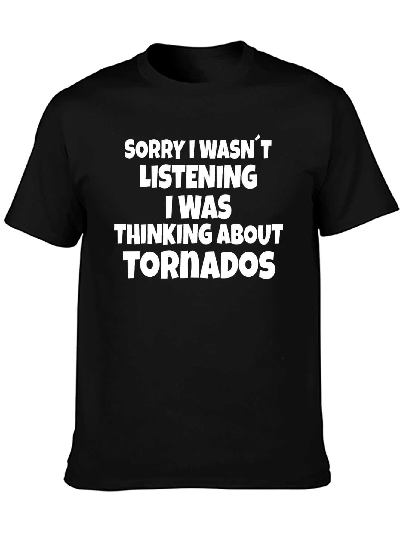 Tornado Thinking T-Shirt - Funny Novelty Tee