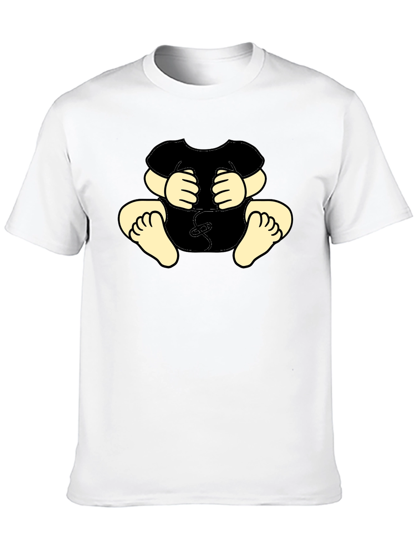 Funny Baby Graphic Black T-Shirt