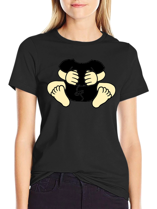 Funny Baby Graphic Black T-Shirt