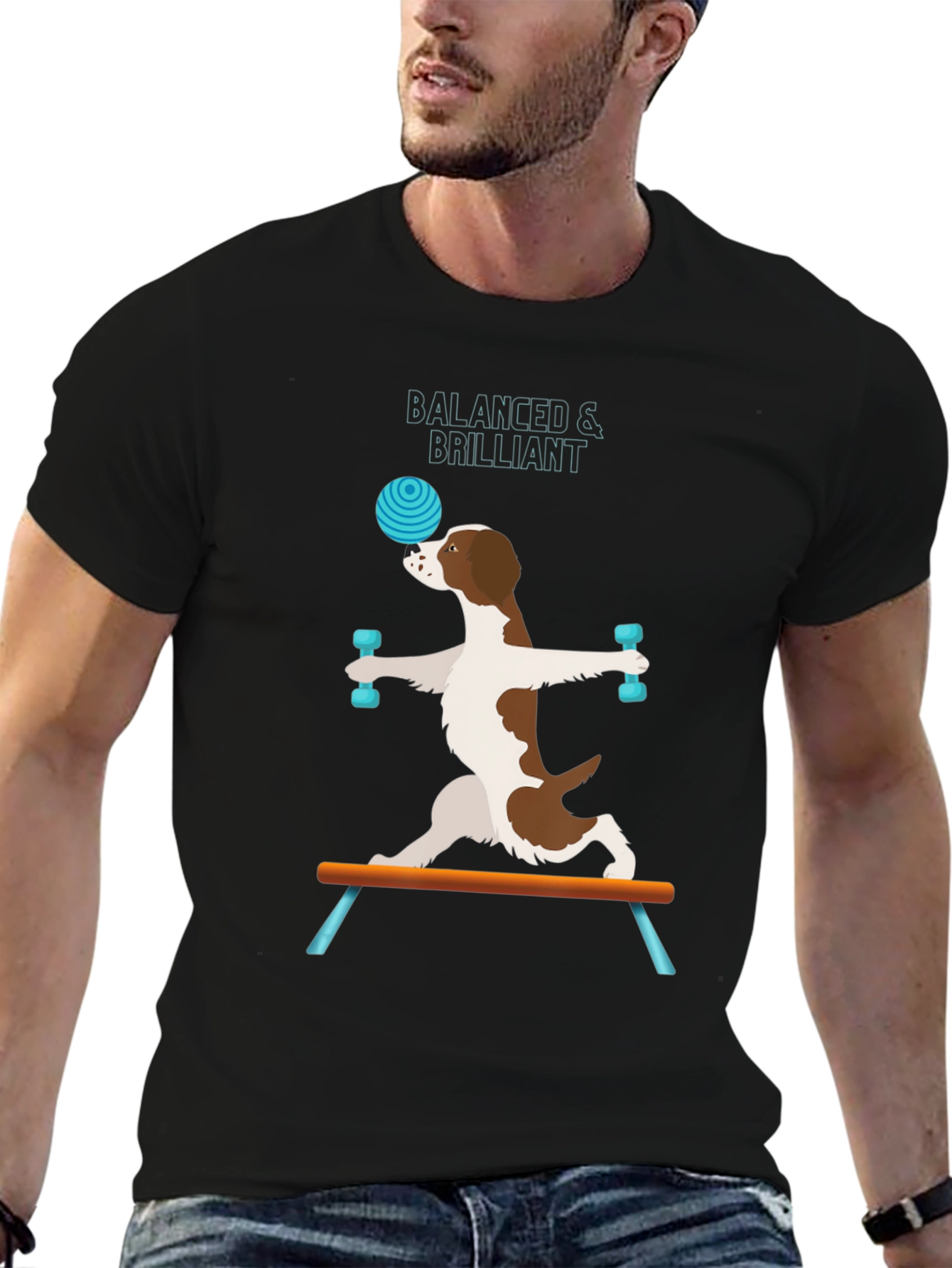 Balanced & Brilliant Dog Graphic Tee
