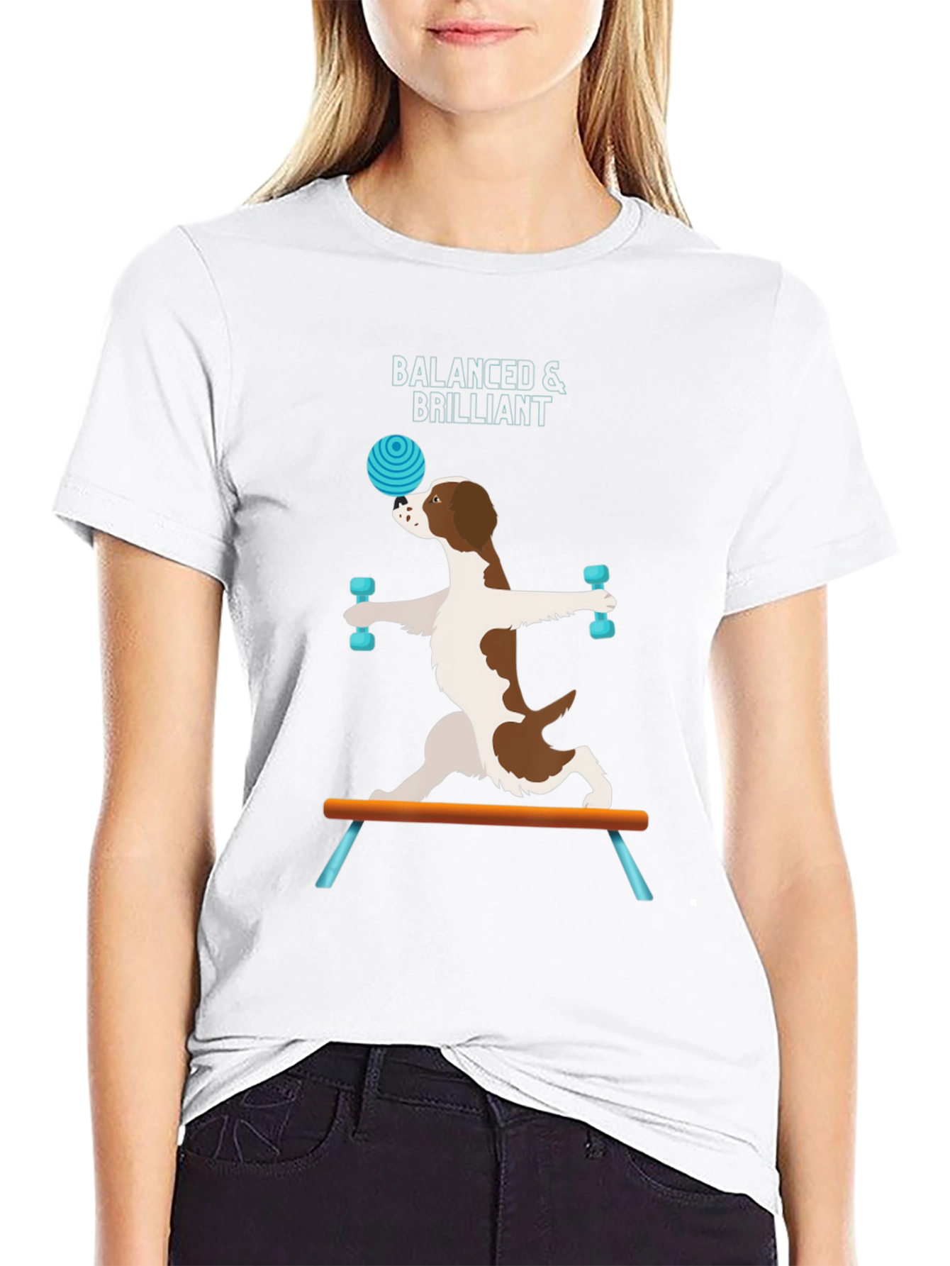 Balanced & Brilliant Dog Graphic Tee