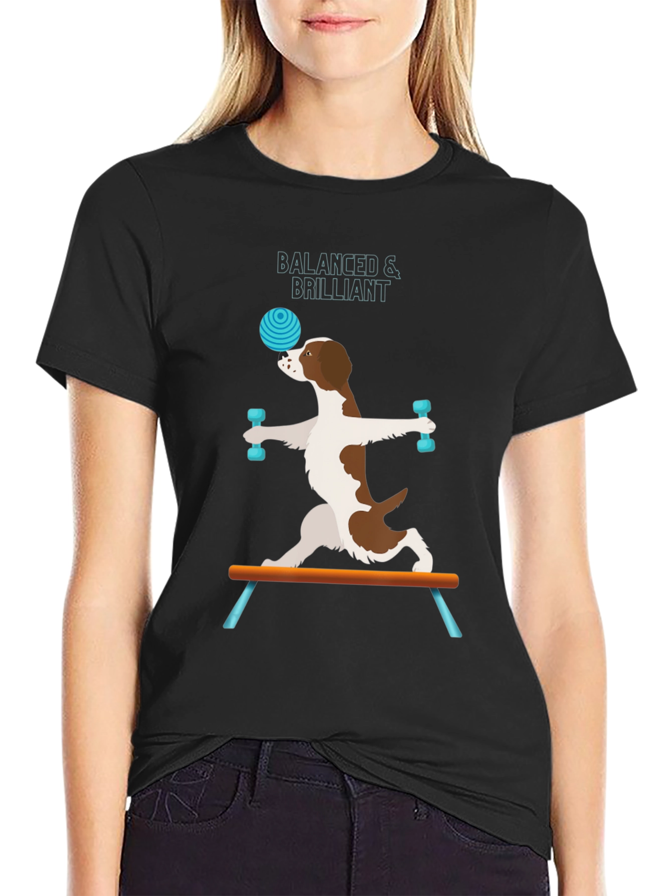 Balanced & Brilliant Dog Graphic Tee