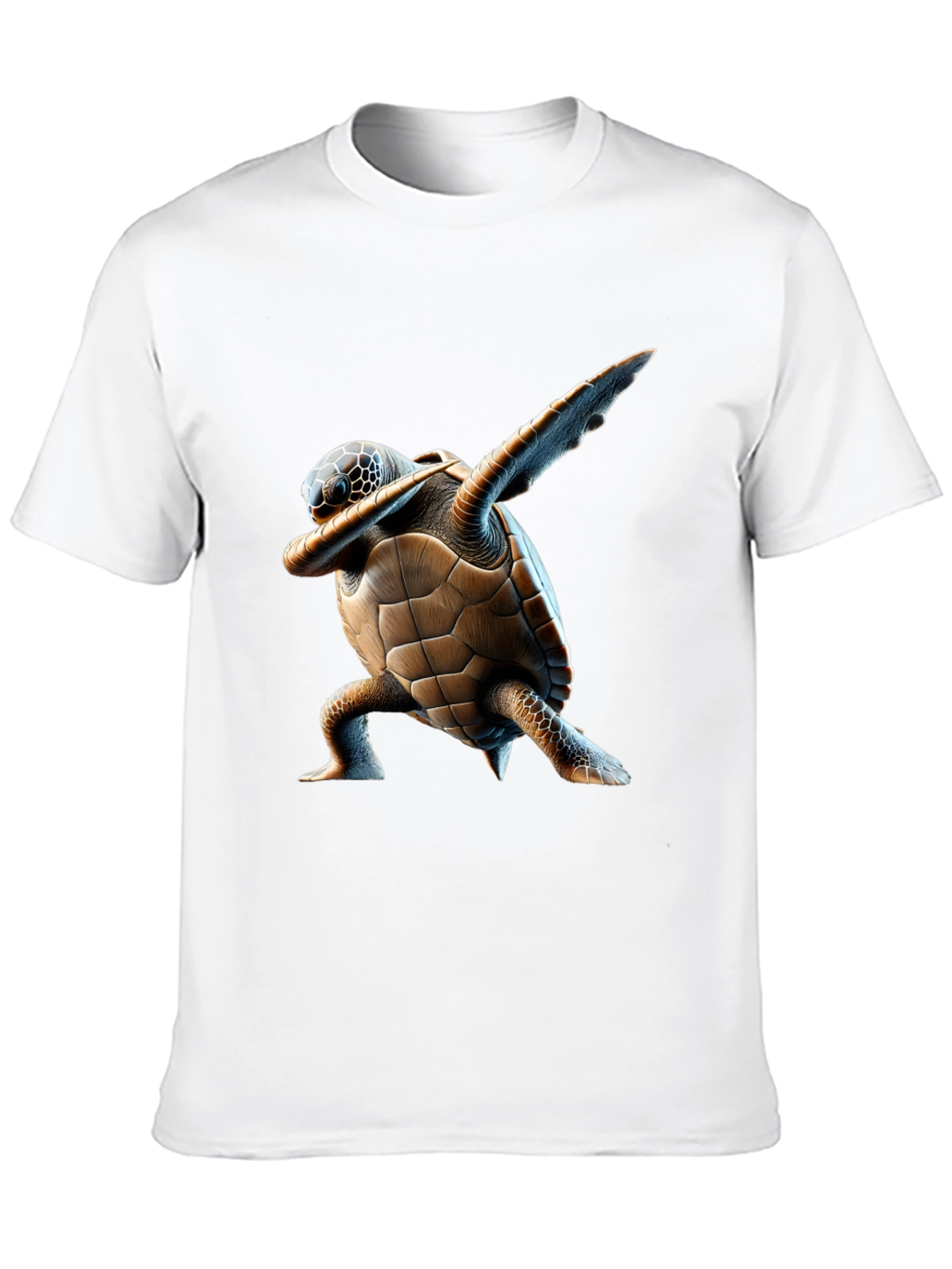 Dabbing Turtle Graphic Tee - Cool Black T-Shirt