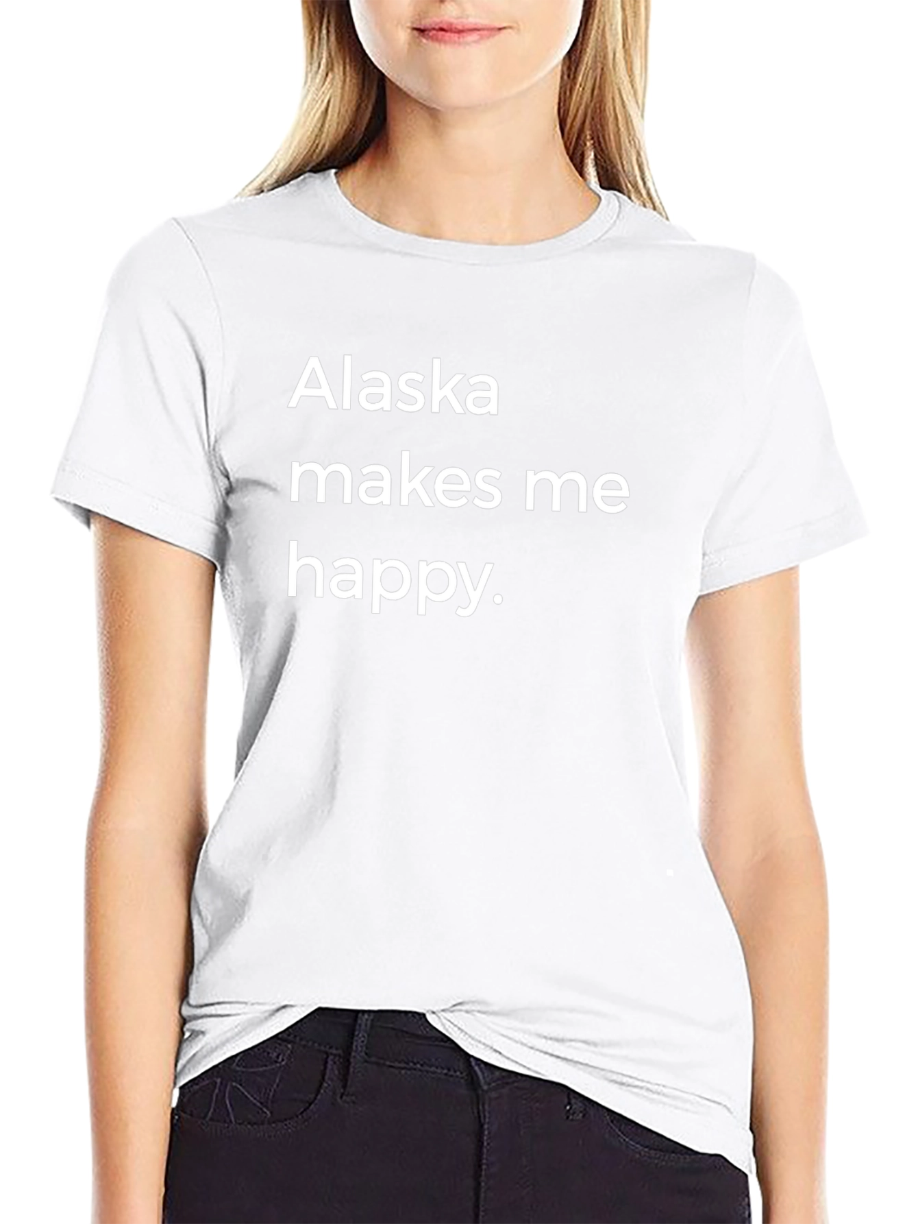 Alaska Makes Me Happy Graphic Tee