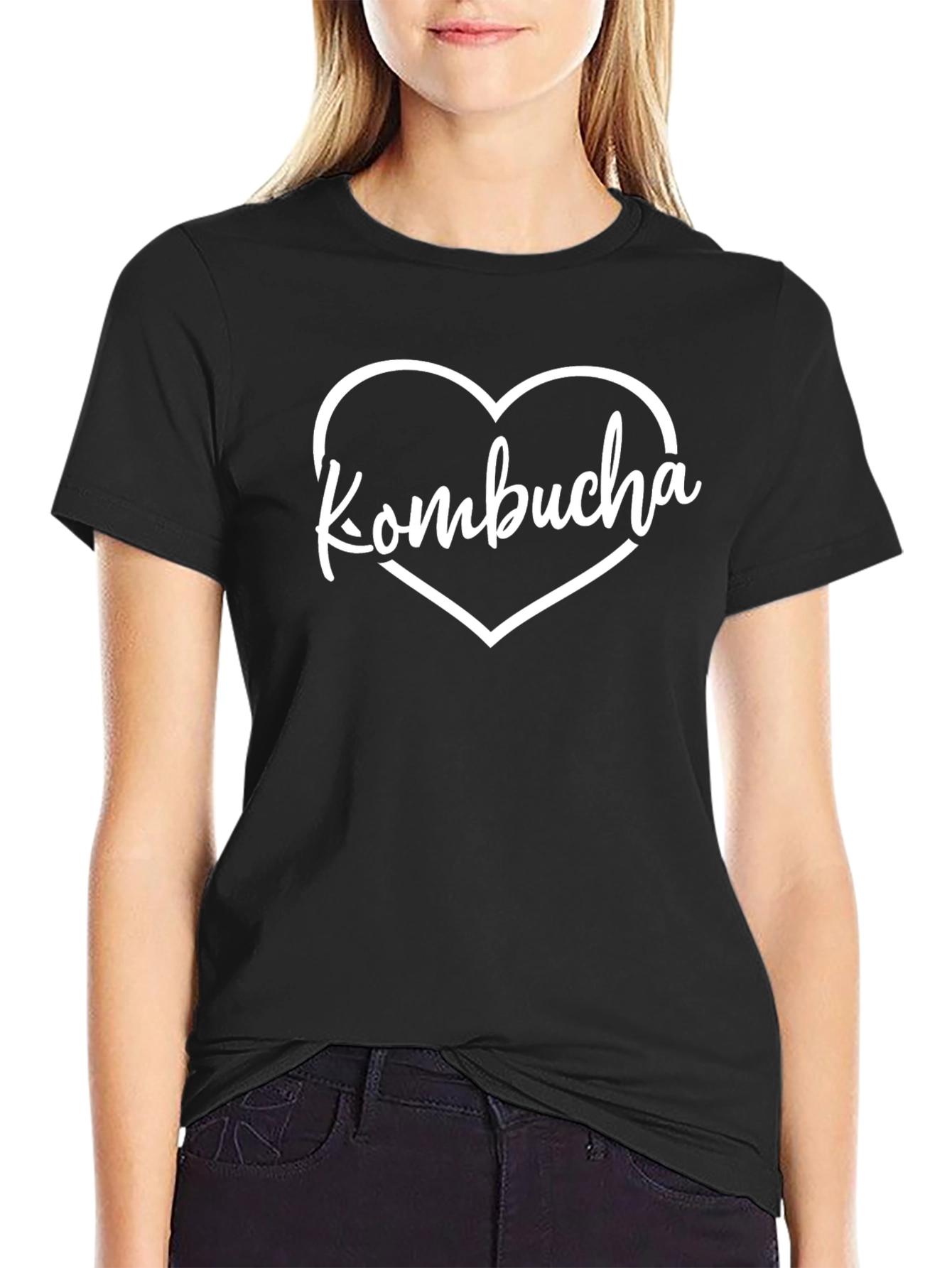 Kombucha Heart Graphic T-Shirt