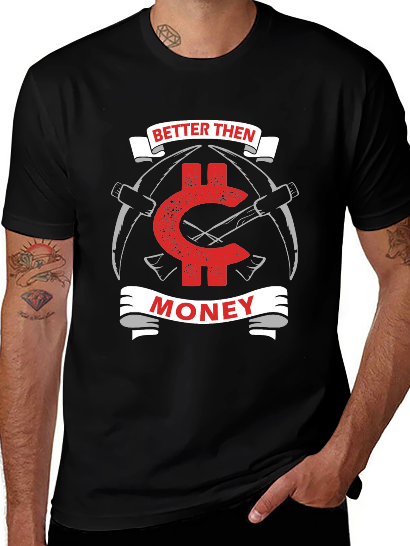 Better Than Money Crypto T-Shirt - Bitcoin Mining Tee