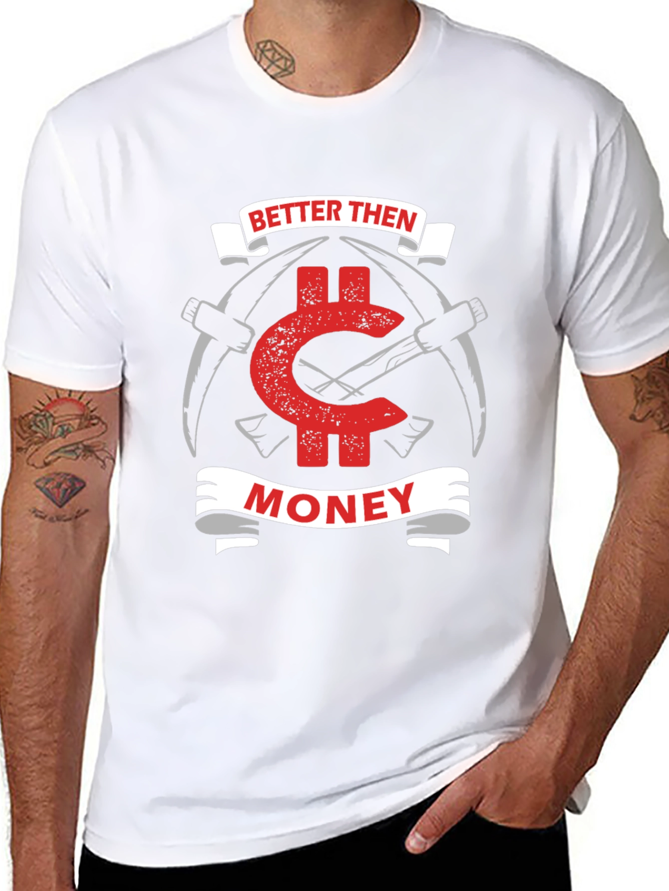 Better Than Money Crypto T-Shirt - Bitcoin Mining Tee