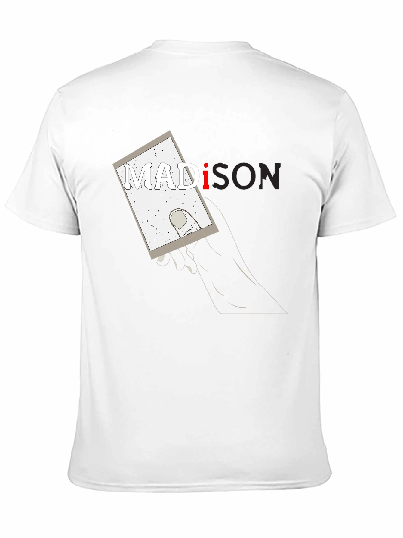 Madison Graphic Print Black T-Shirt