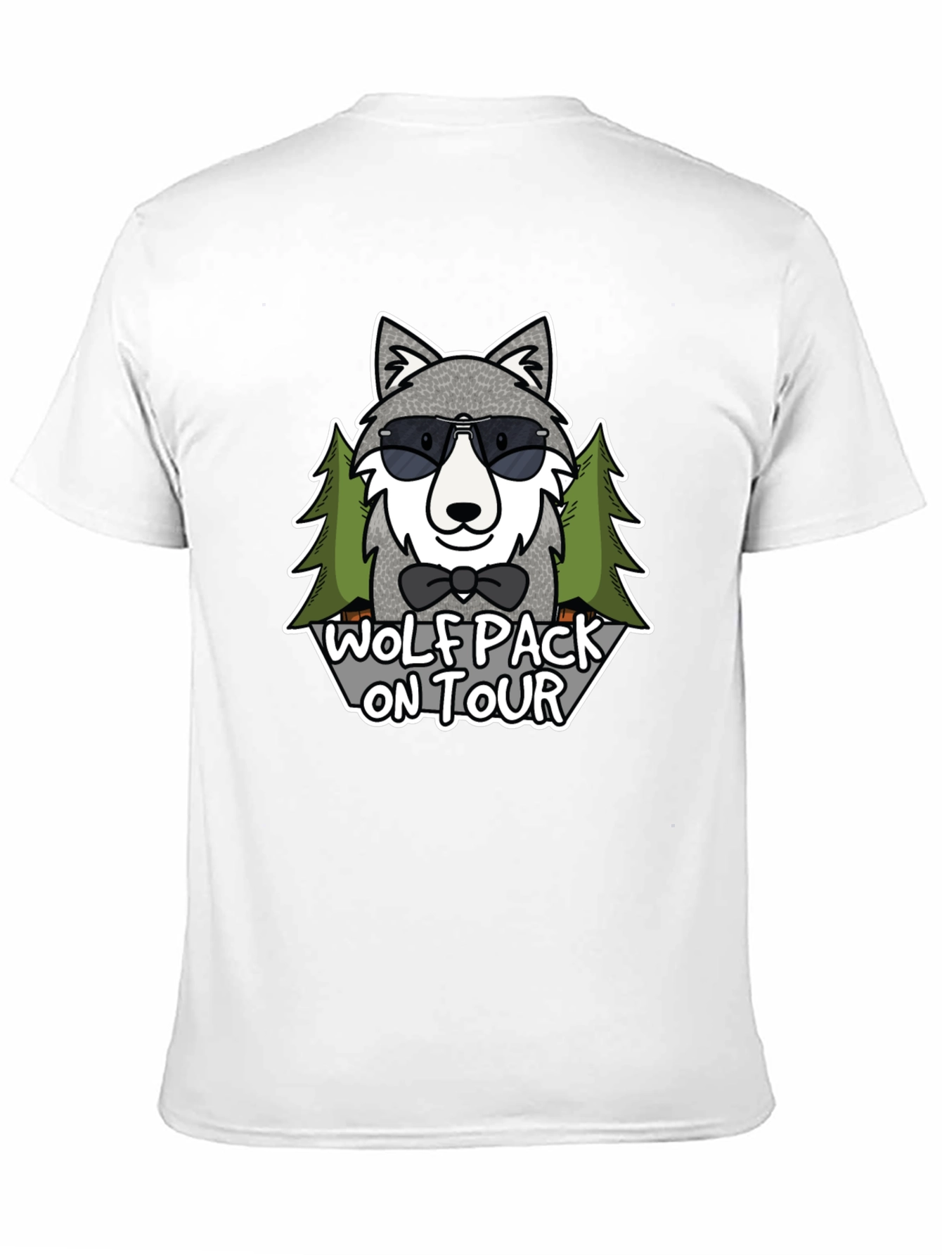 Wolf Pack On Tour T-Shirt - Cool Graphic Tee