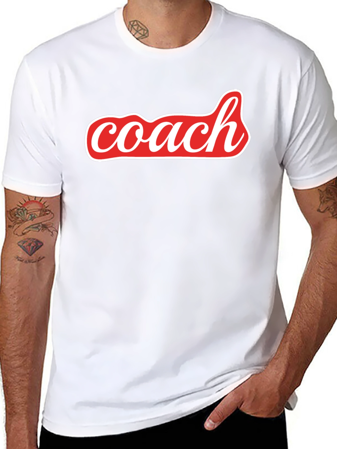 Coach Graphic Tee - Black Casual Shirt