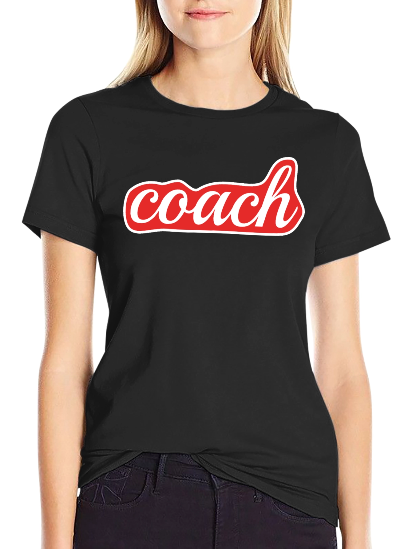 Coach Graphic Tee - Black Casual Shirt