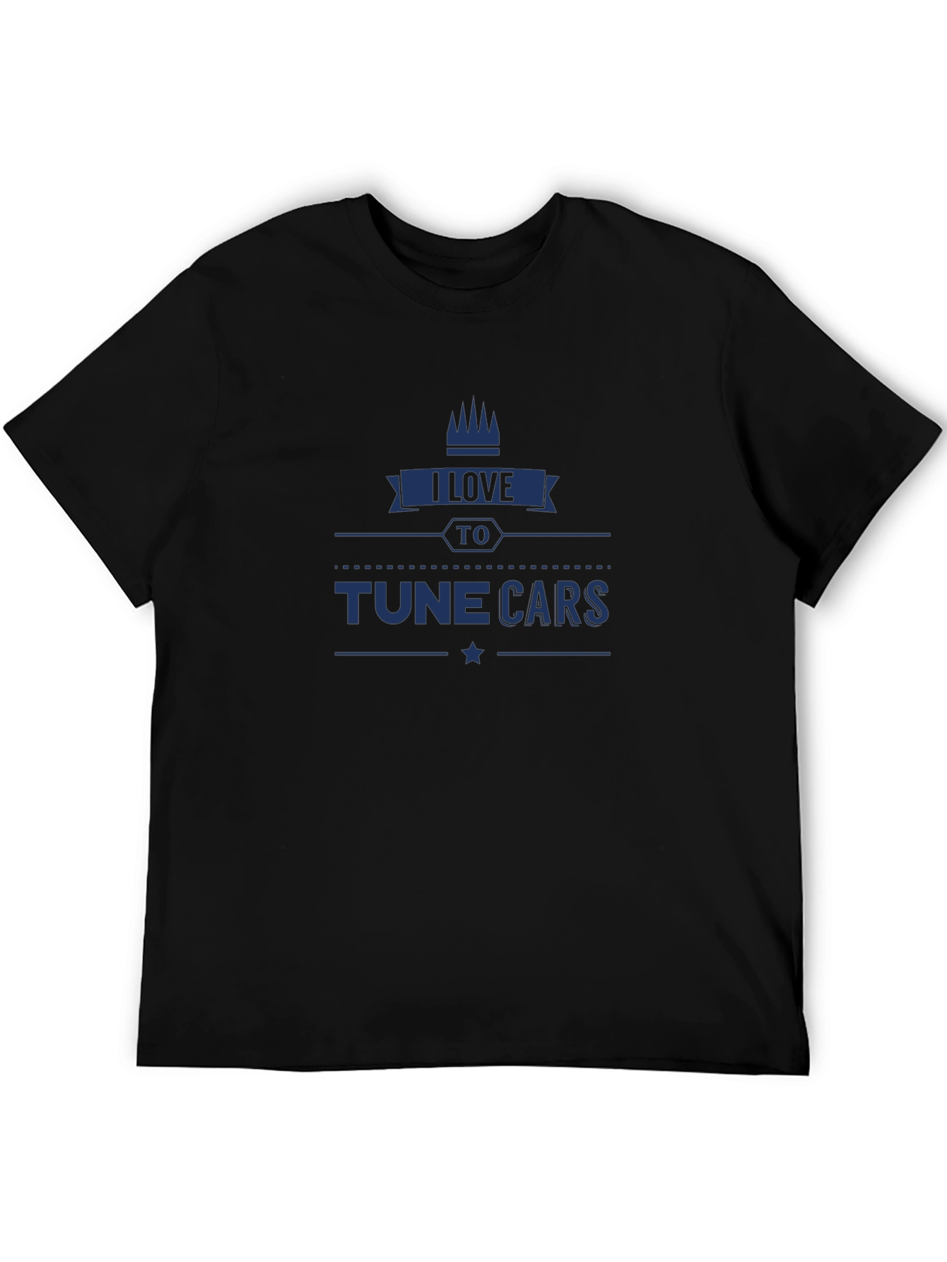 I Love to Tune Cars T-Shirt - Black