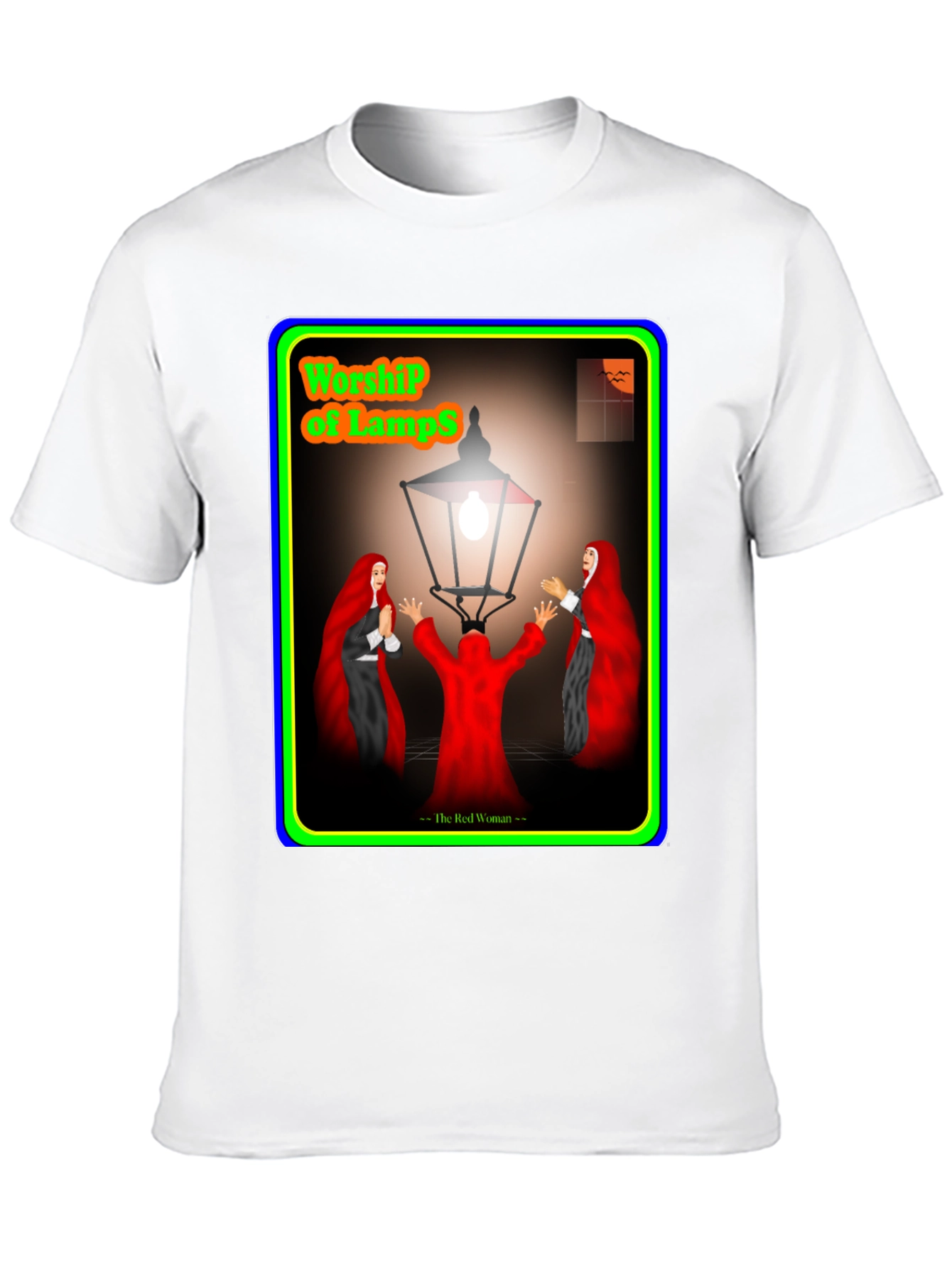 Worship of Lamps T-Shirt - The Red Woman