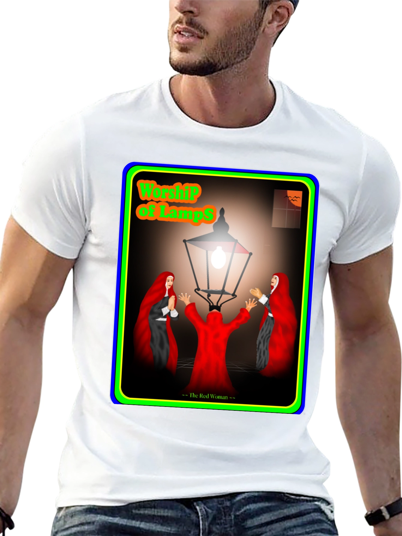 Worship of Lamps T-Shirt - The Red Woman