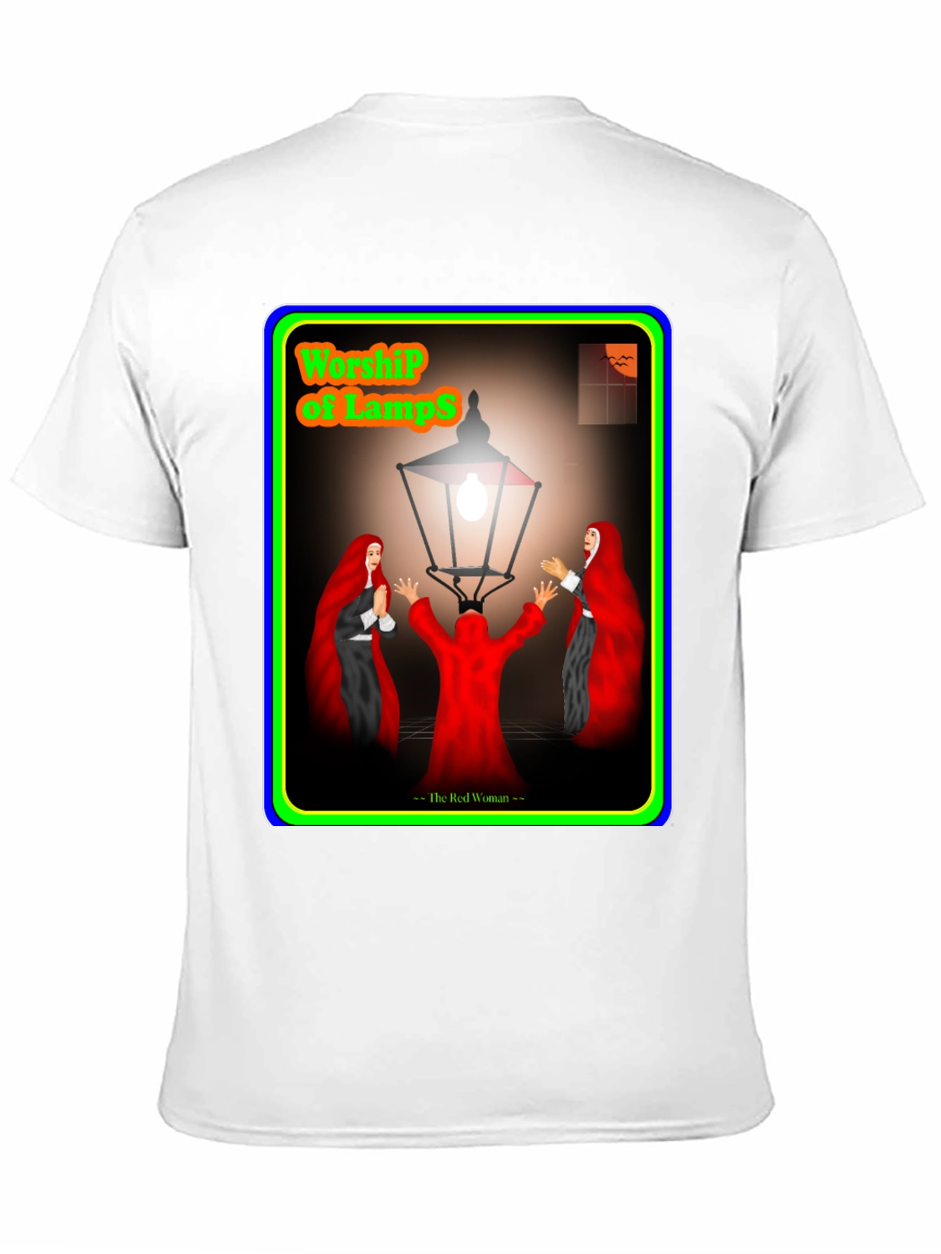 Worship of Lamps T-Shirt - The Red Woman