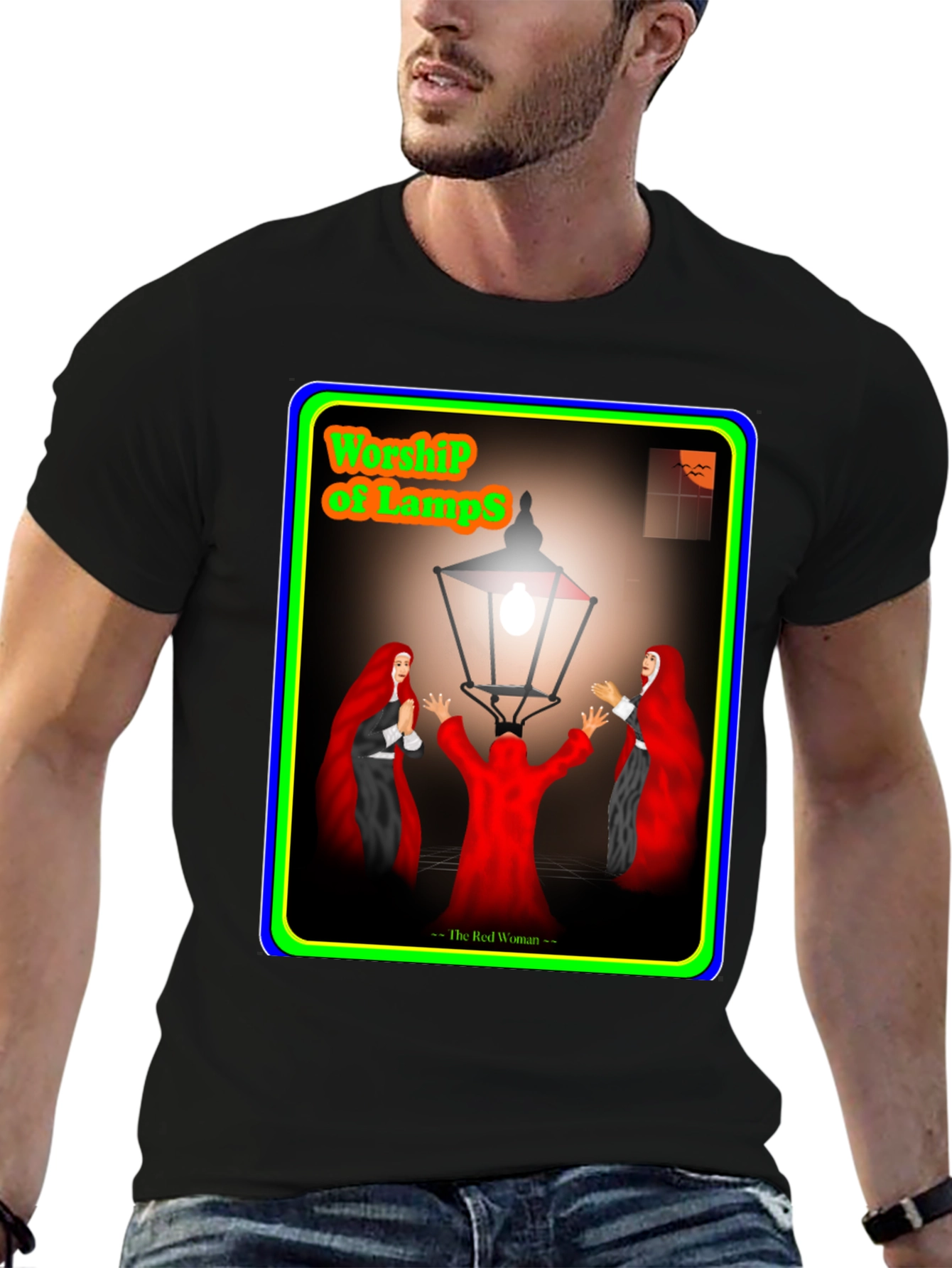 Worship of Lamps T-Shirt - The Red Woman