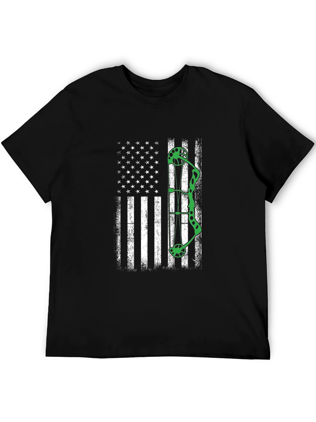 American Flag Bow Hunting T-Shirt