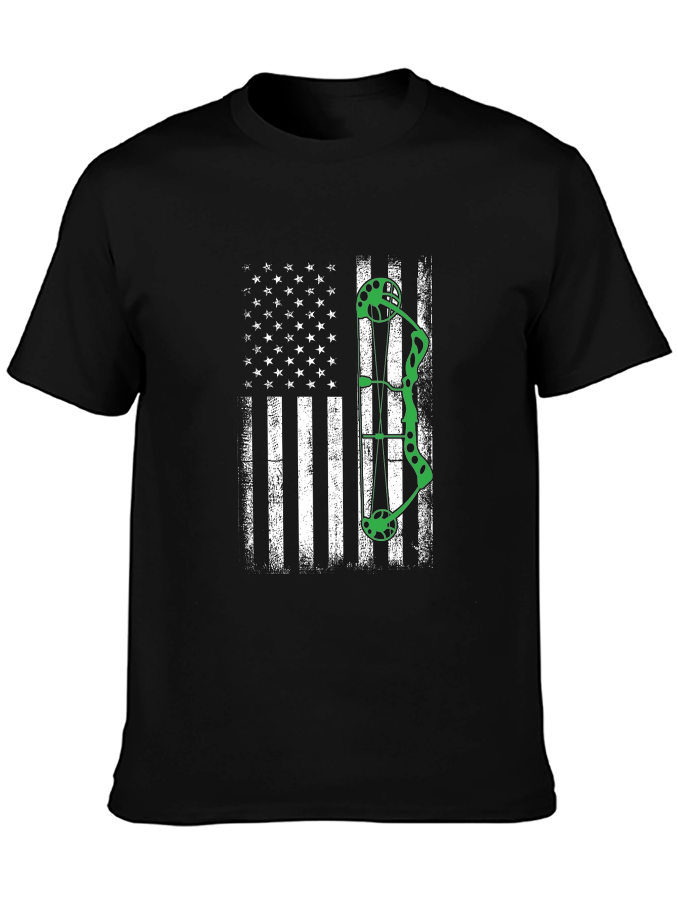 American Flag Bow Hunting T-Shirt