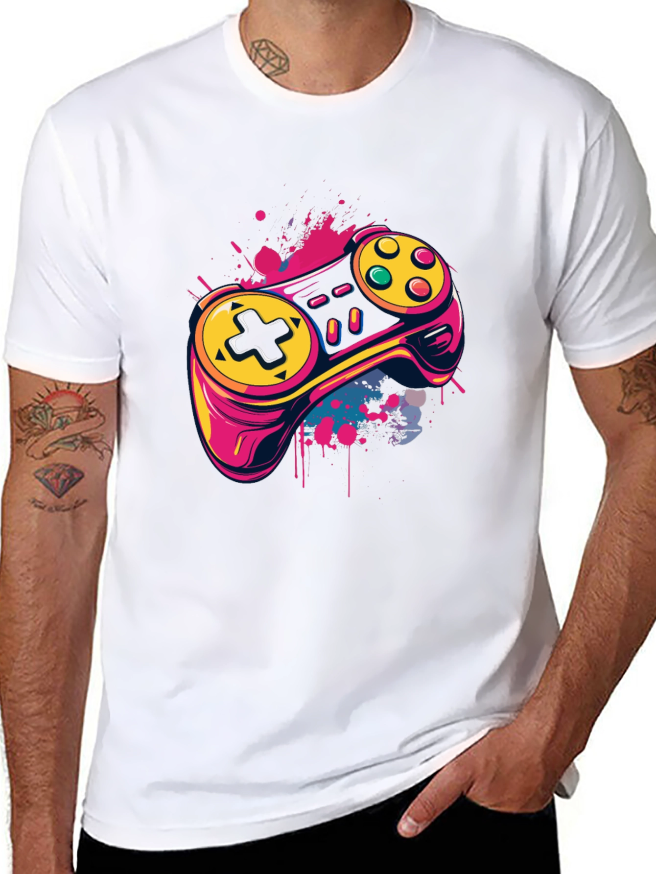 Gaming Controller T-Shirt - Cool Graphic Tee