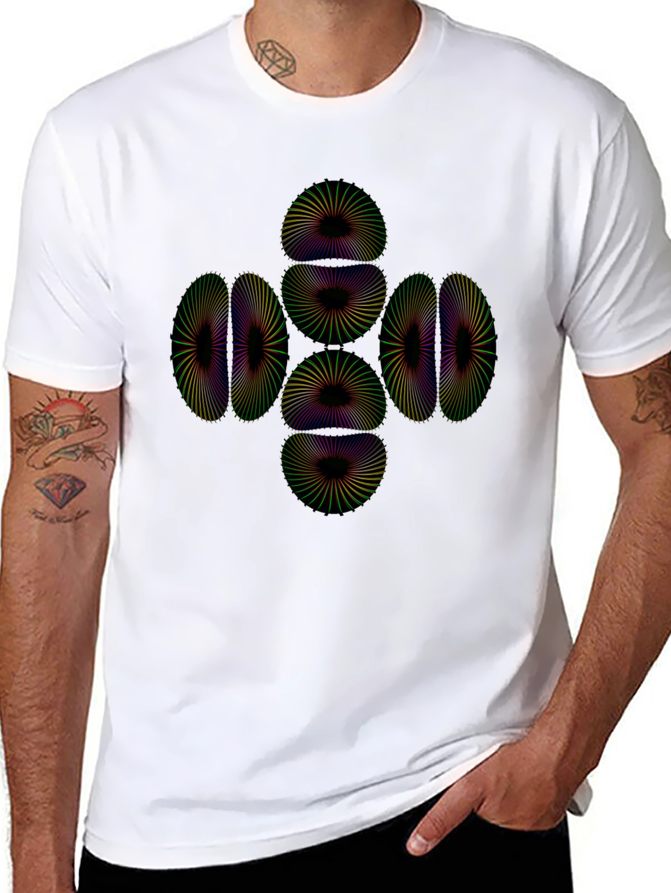 Abstract Optical Illusion T-Shirt