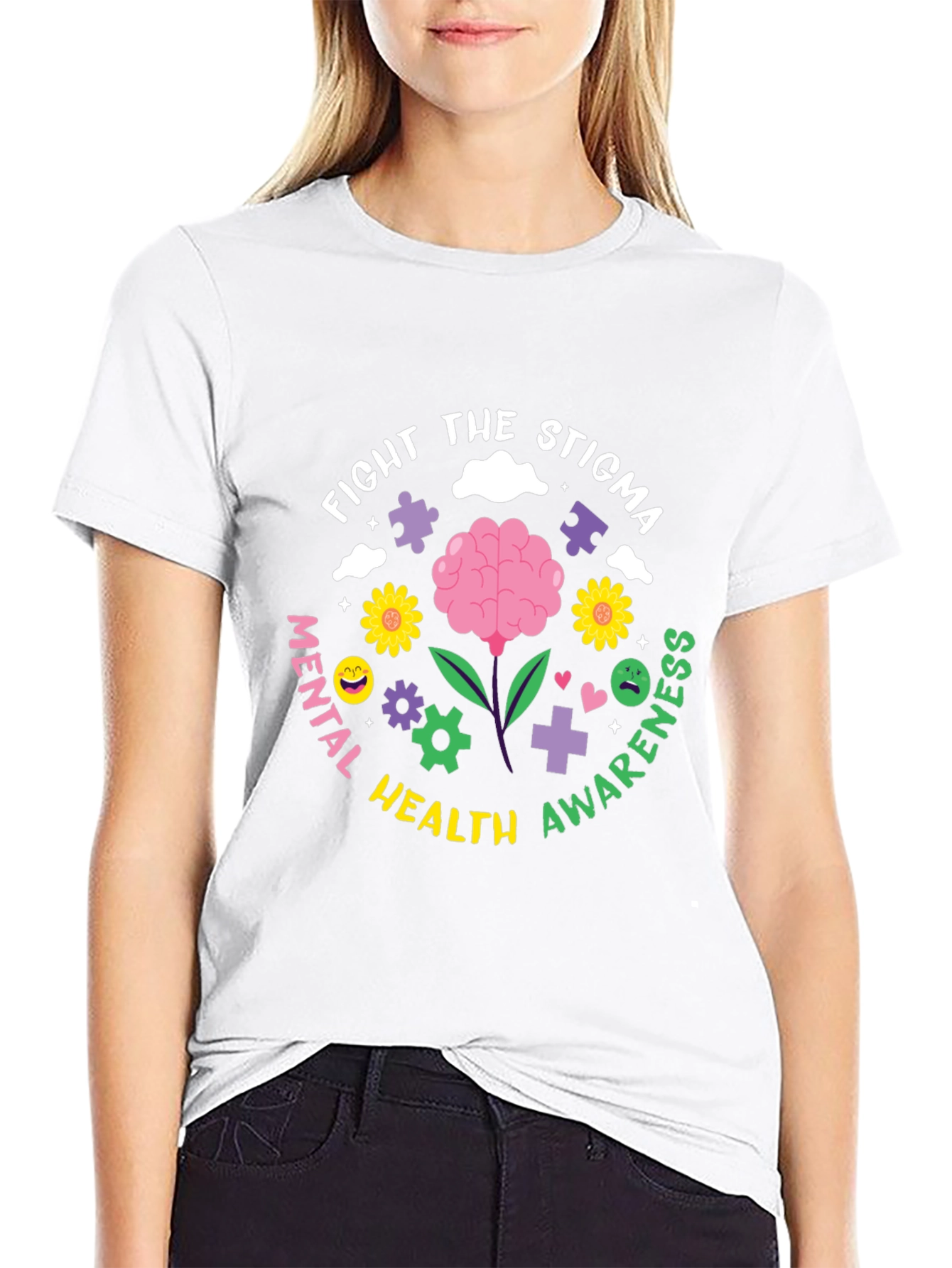 Mental Health Awareness T-Shirt - Fight The Stigma