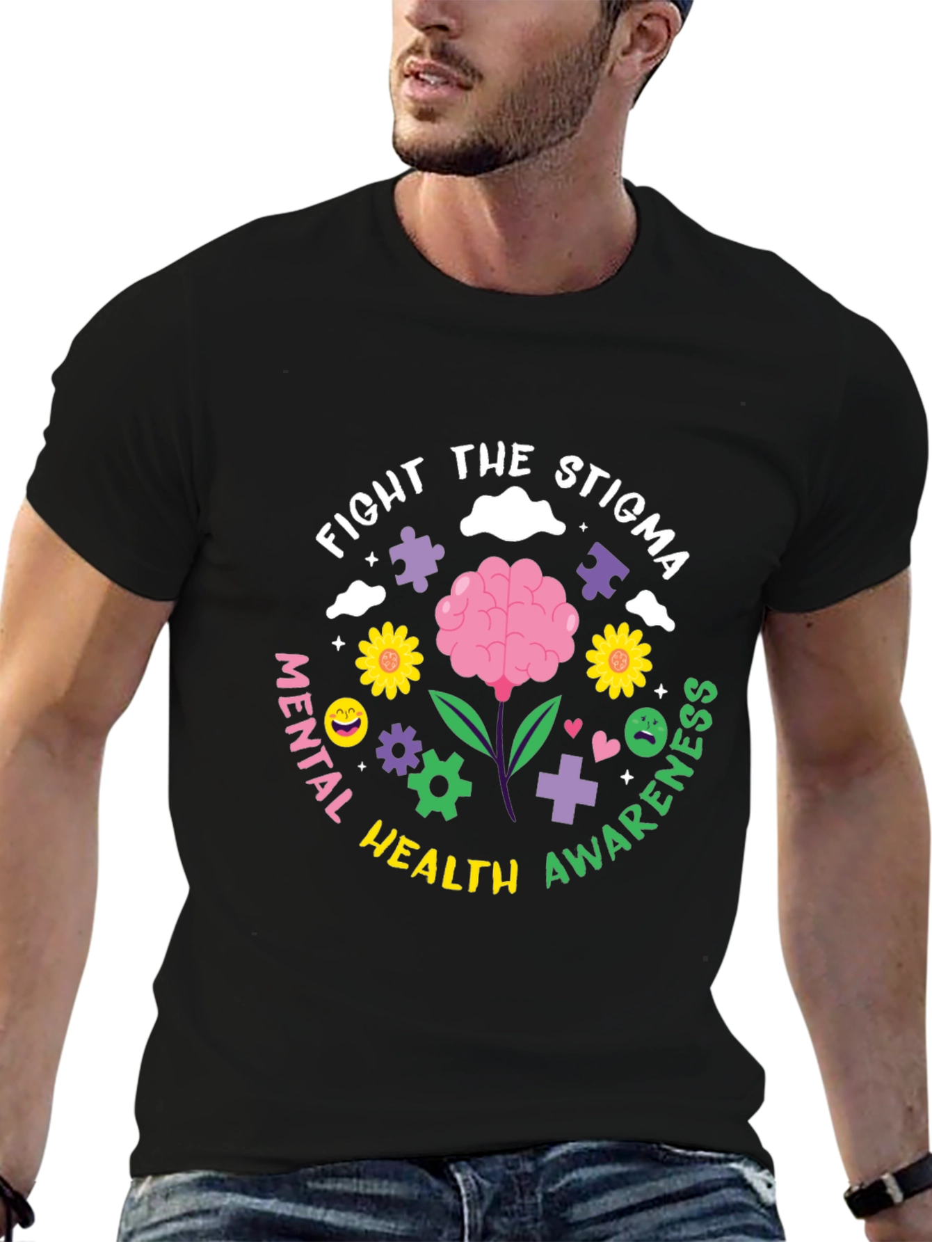 Mental Health Awareness T-Shirt - Fight The Stigma