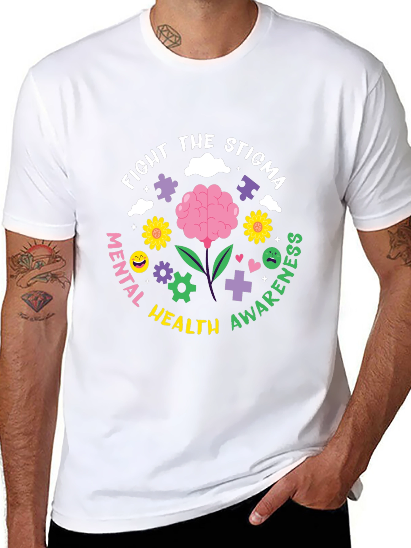 Mental Health Awareness T-Shirt - Fight The Stigma