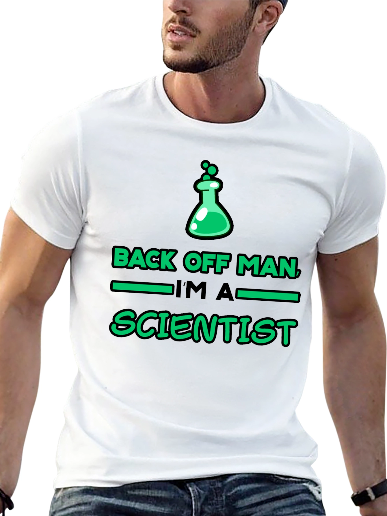 Back Off Man Im A Scientist Graphic Tee