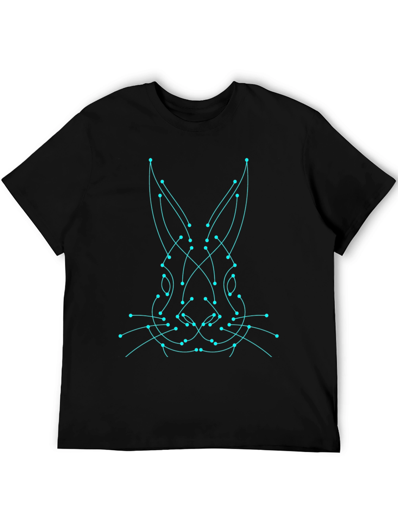 Tech Rabbit Tee - Circuit Bunny Black T-Shirt