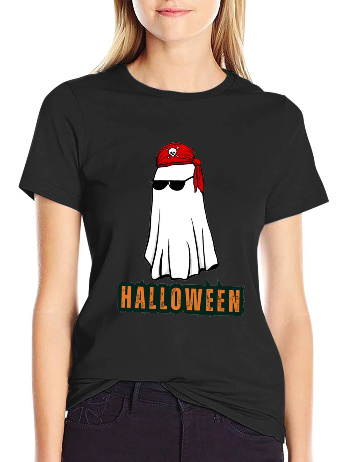 Halloween Ghost Pirate T-Shirt