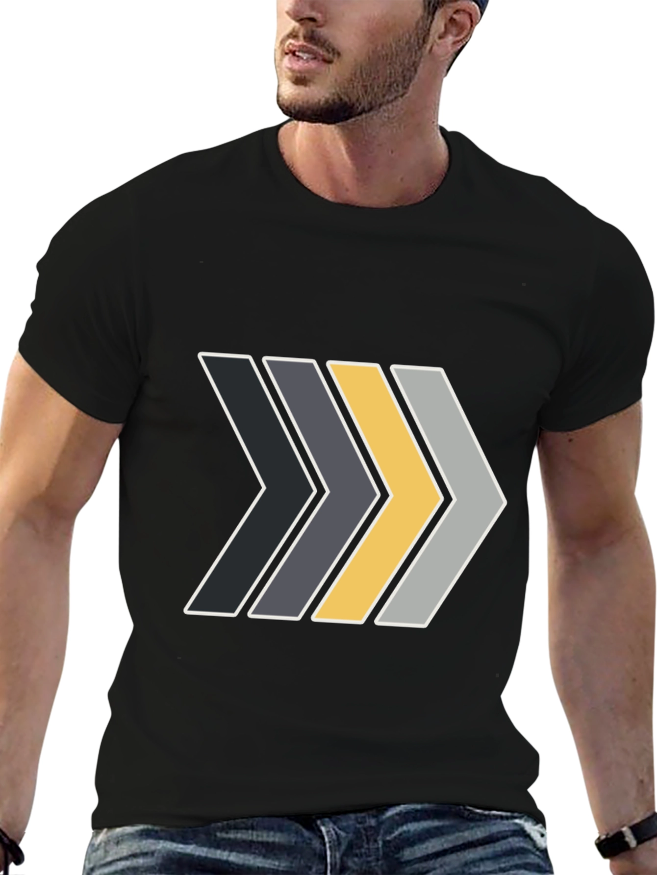 Stylish Arrow Graphic Tee - Modern Design