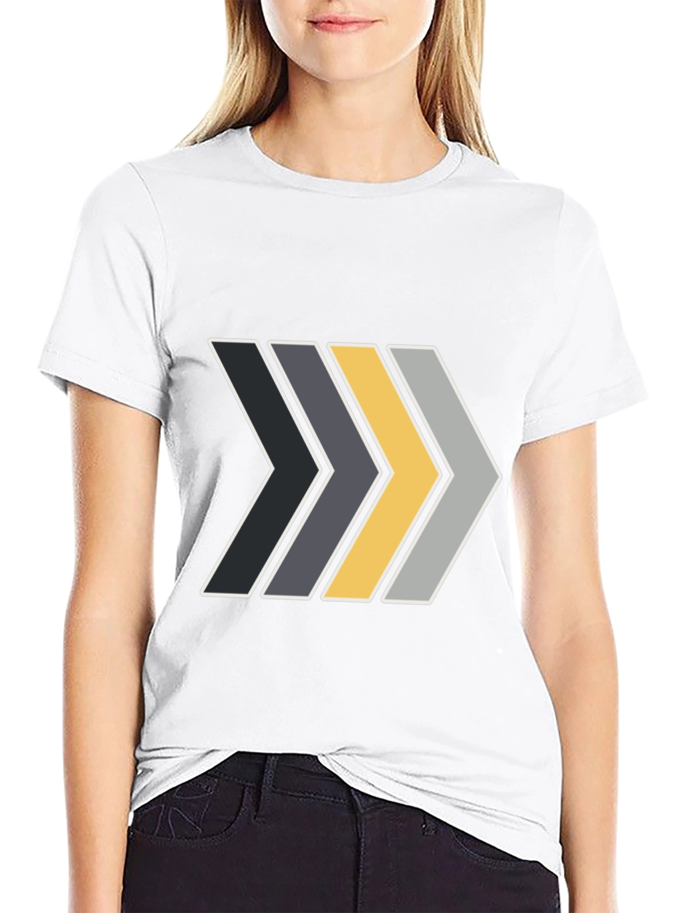 Stylish Arrow Graphic Tee - Modern Design