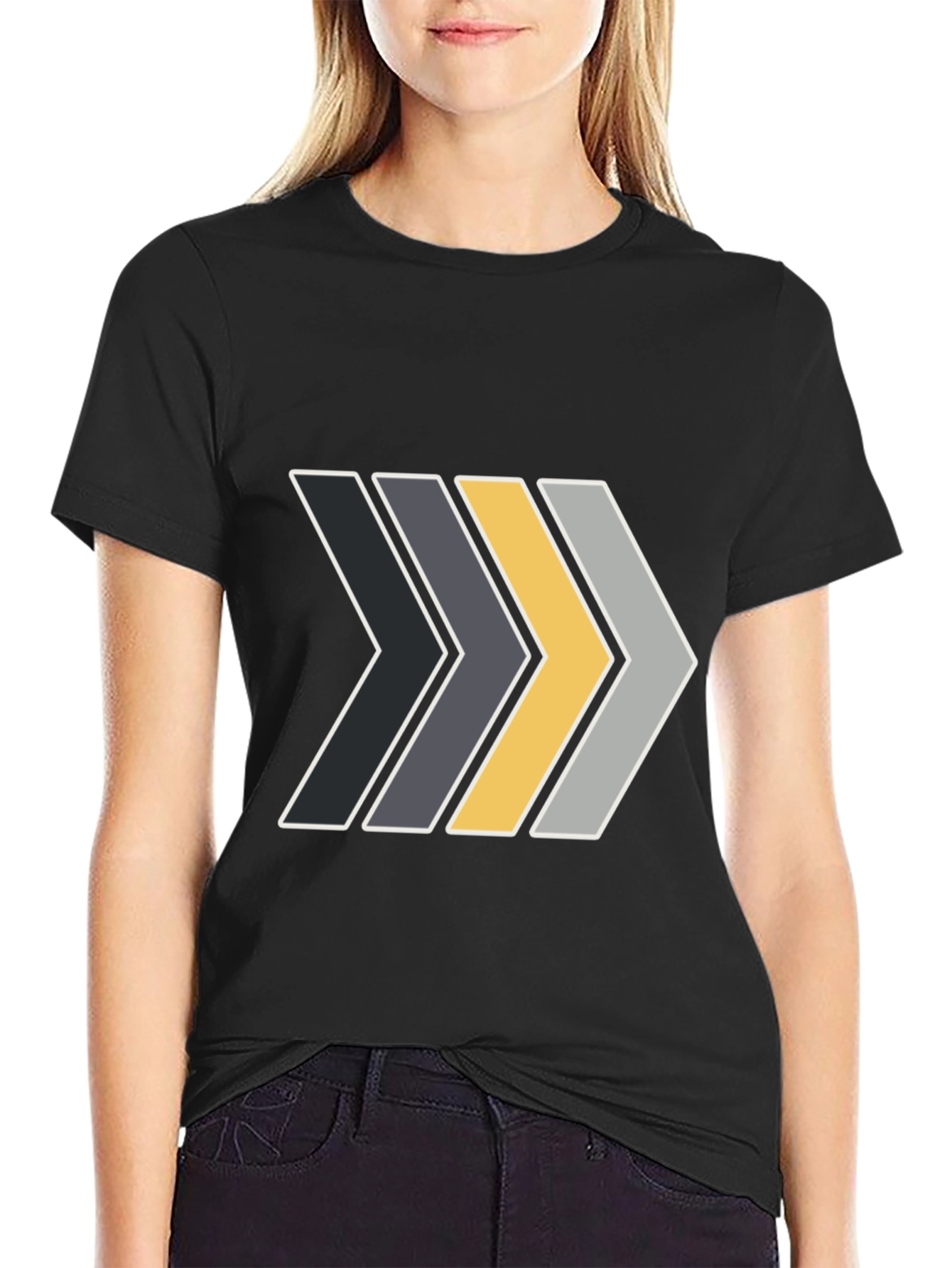 Stylish Arrow Graphic Tee - Modern Design