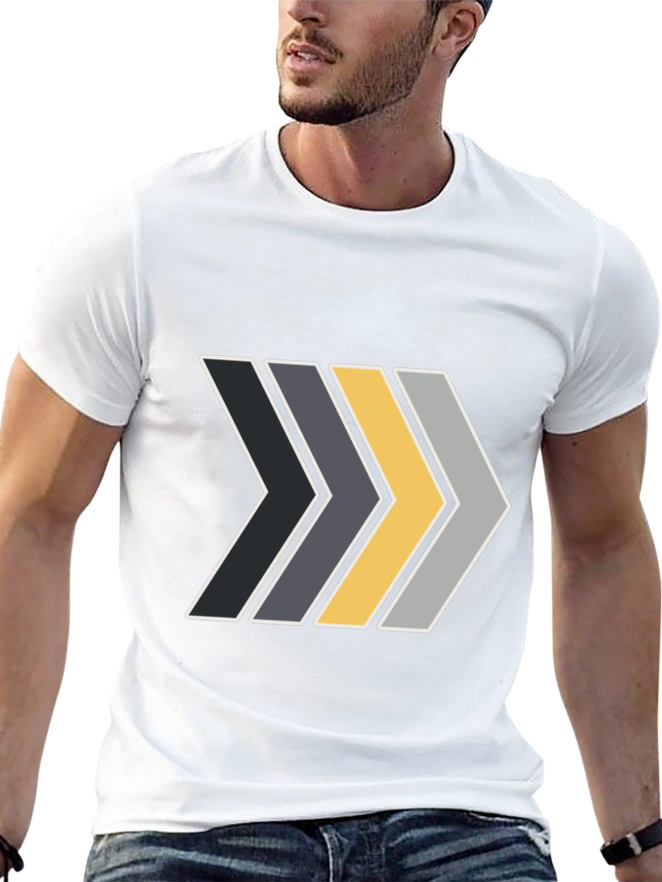 Stylish Arrow Graphic Tee - Modern Design