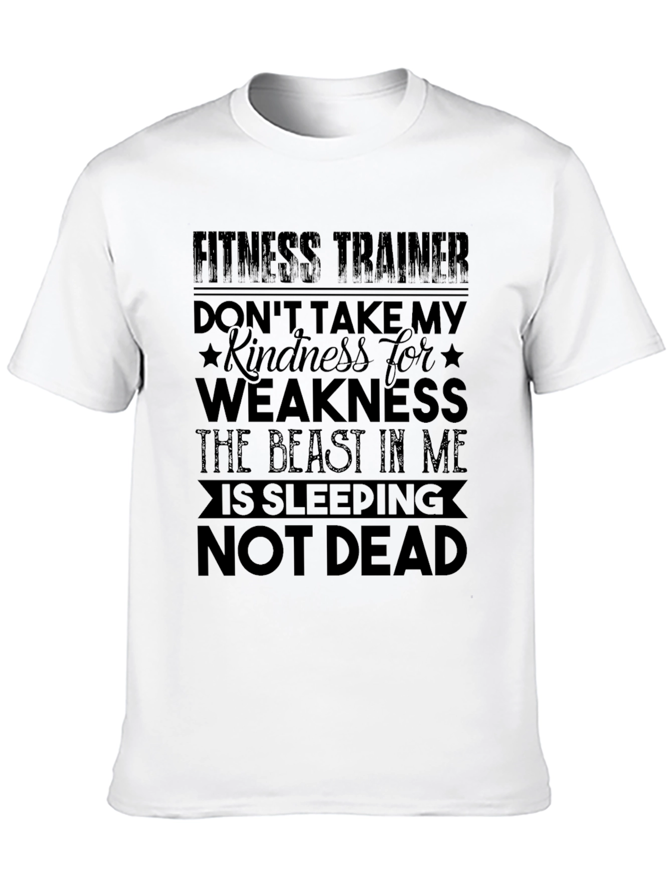 Fitness Trainer Beast Mode Graphic T-Shirt