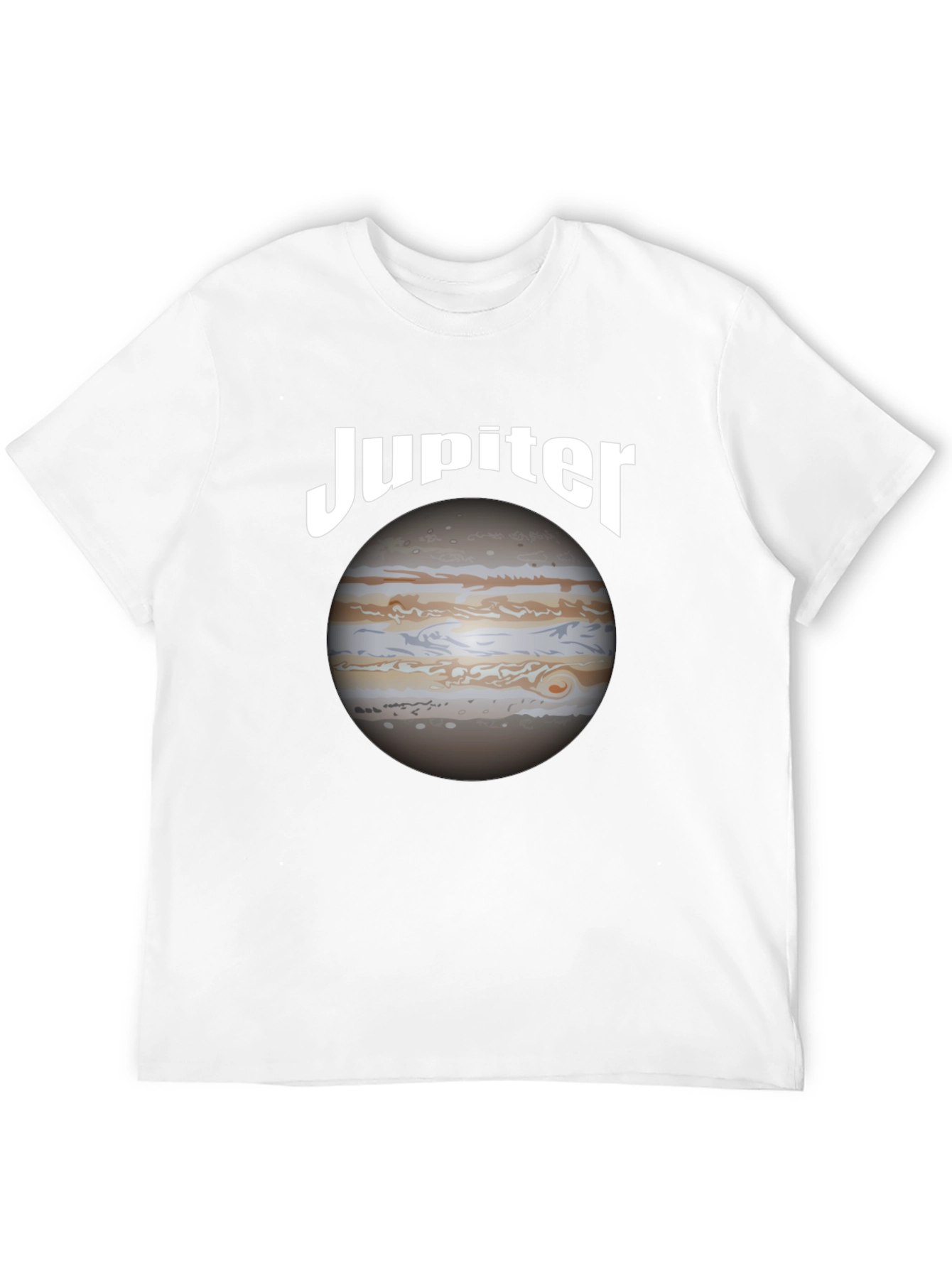 Jupiter Planet Graphic Black T-Shirt