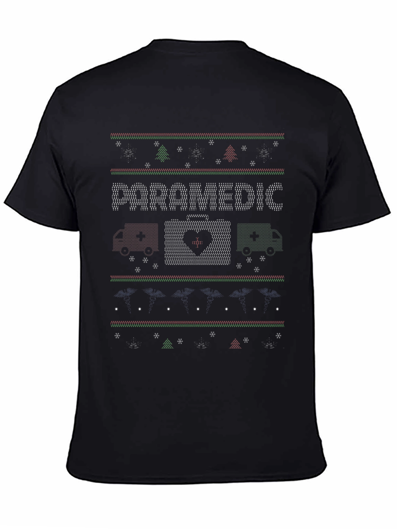 Paramedic Ugly Christmas Sweater T-Shirt