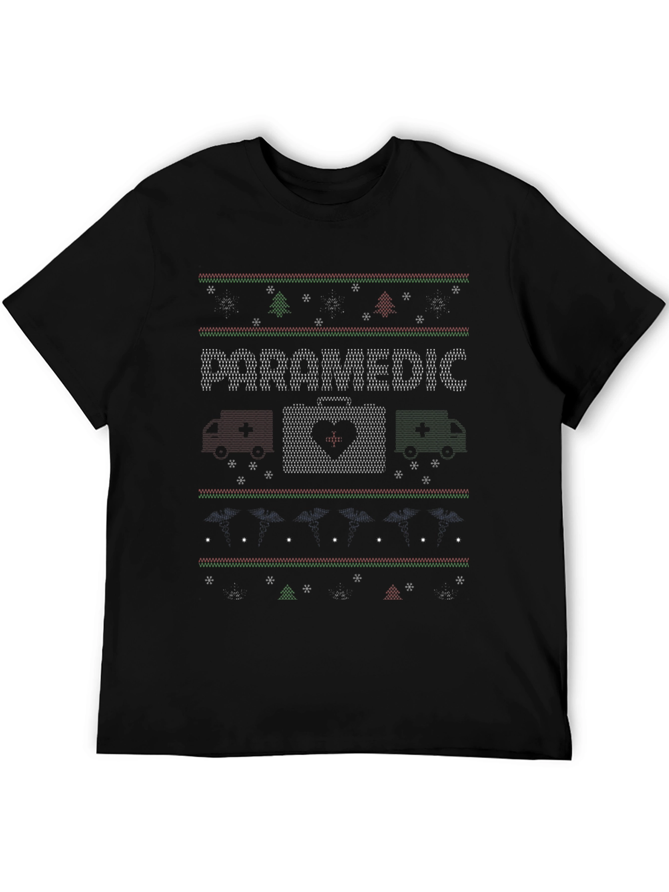 Paramedic Ugly Christmas Sweater T-Shirt