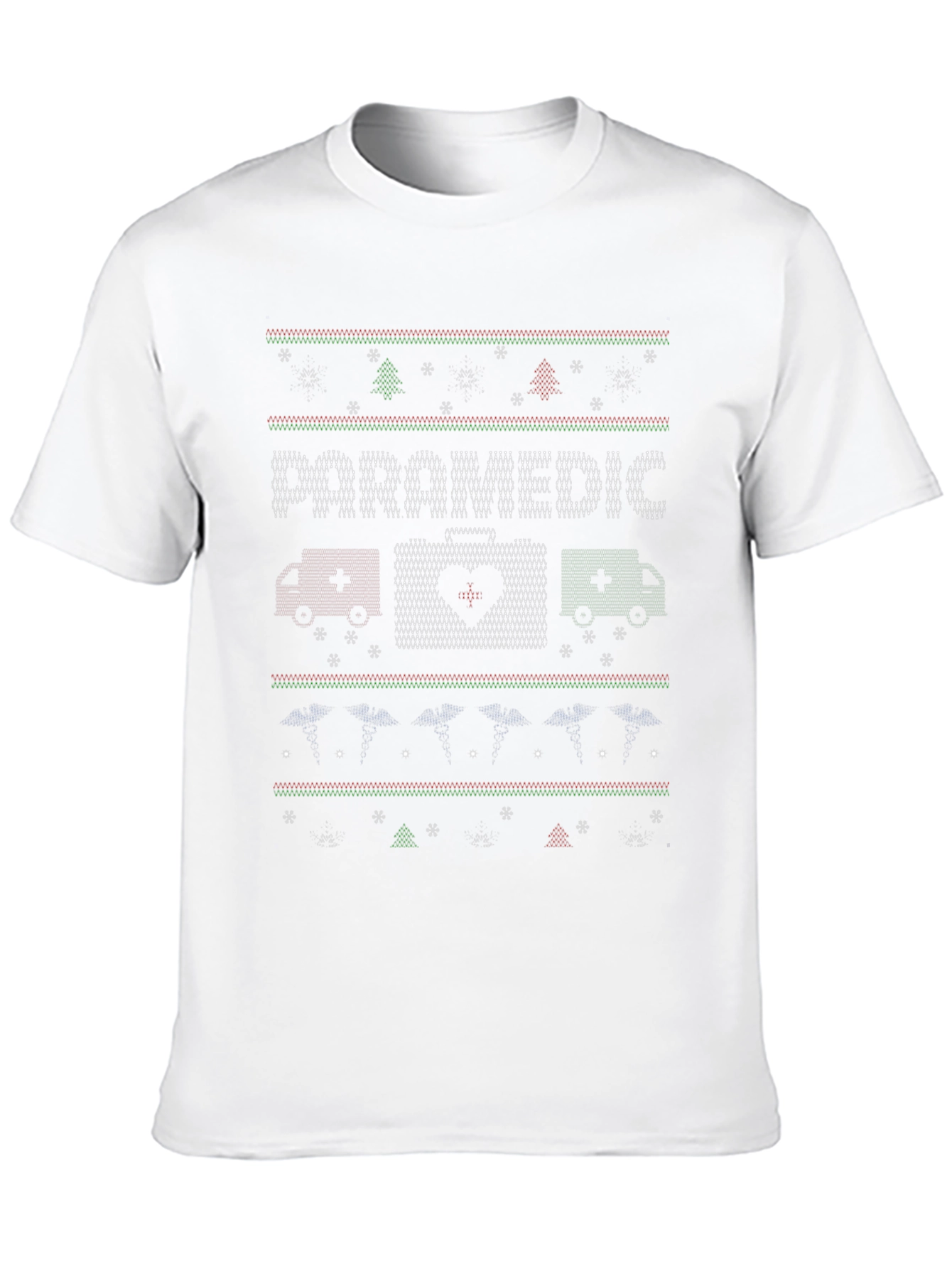 Paramedic Ugly Christmas Sweater T-Shirt