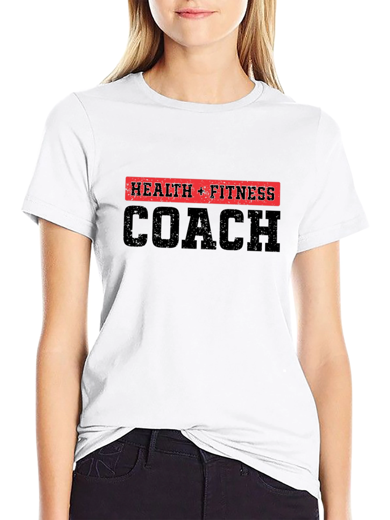 Health & Fitness Coach Black T-Shirt