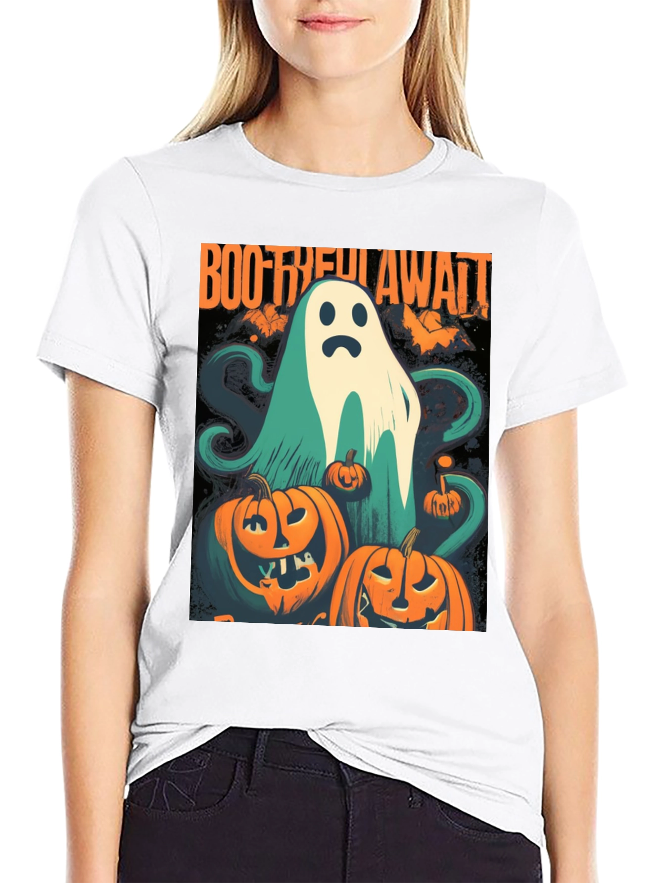 Boo-tiful Awaits Halloween Graphic Tee