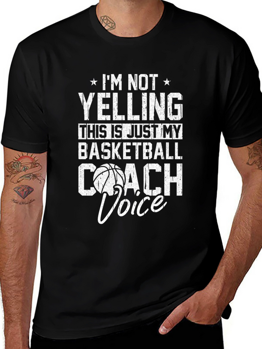 Basketball Coach Voice T-Shirt Funny Gift