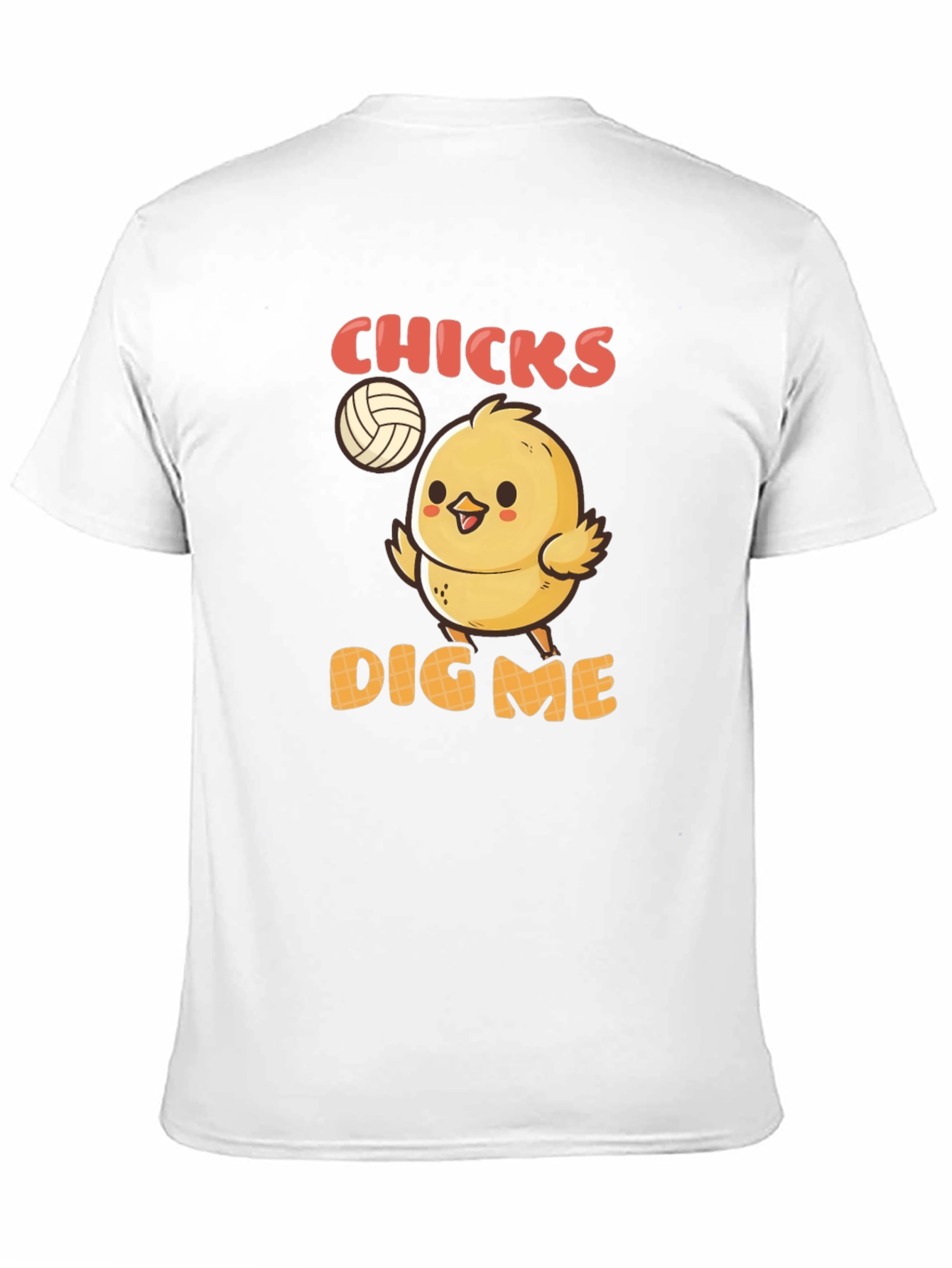 Chicks Dig Me T-Shirt - Volleyball Chick Graphic Tee