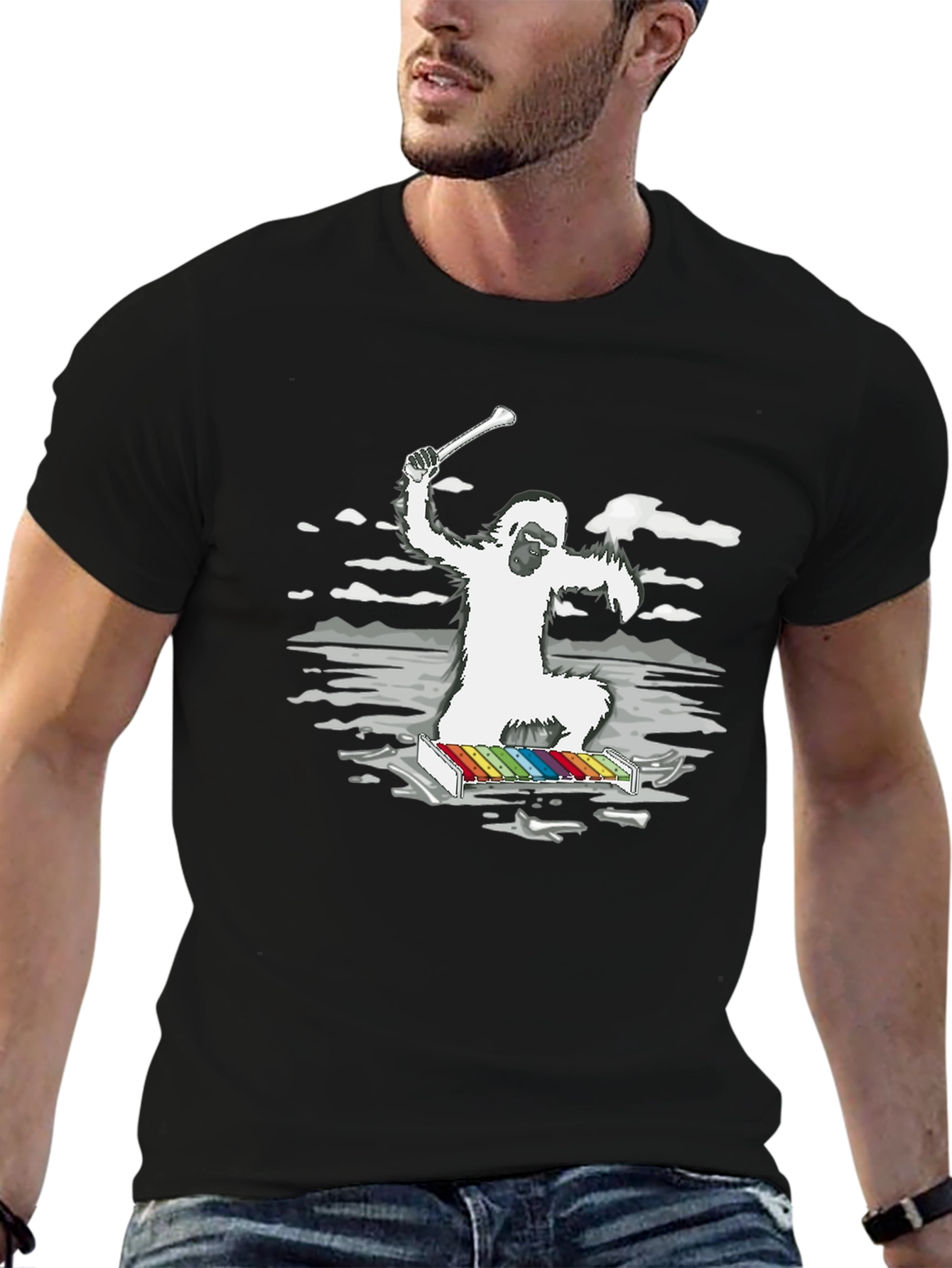 Yeti Xylophone Musician T-Shirt