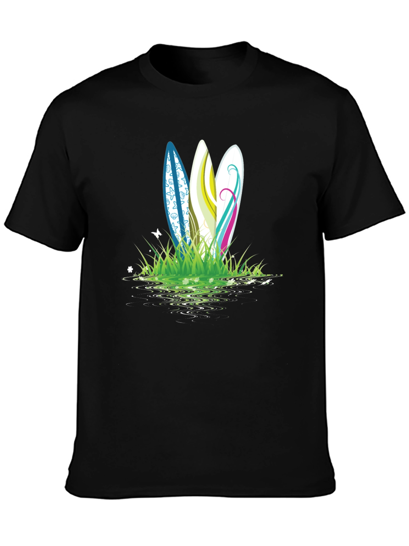 Surfboard Graphic Tee - Beach Ready Style